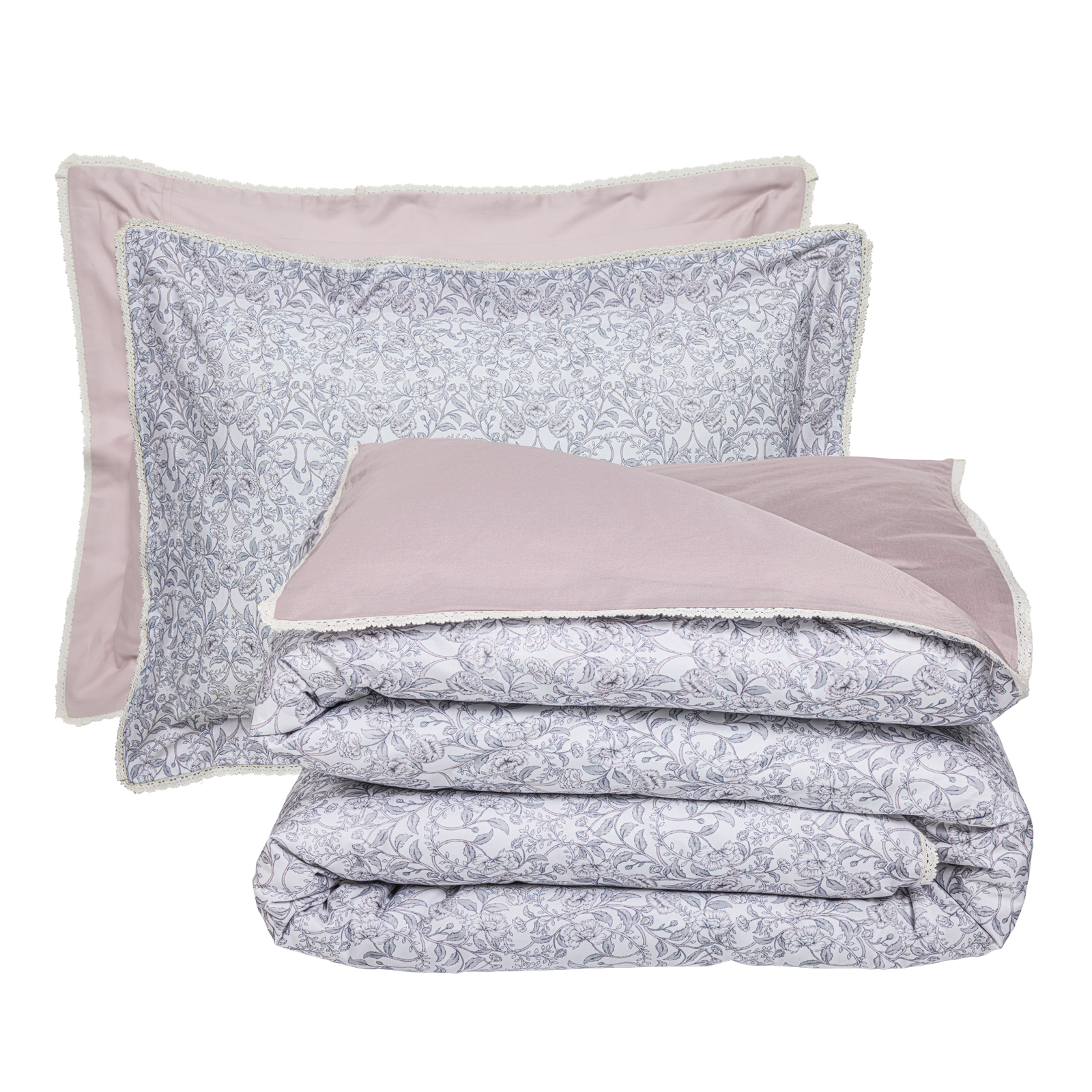 DAS HOME ΠΑΠΛΩΜΑΤΟΘΗΚΗ ΣΕΤ ΥΠΕΡΔΙΠΛΗ PRESTIGE 1729 GREY, NUDE