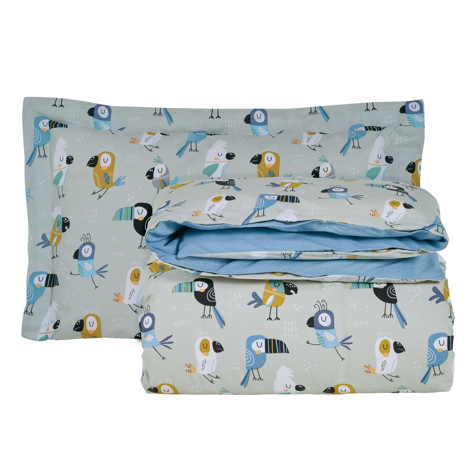 DAS KIDS ΣΕΤ ΠΑΠΛΩΜΑΤΟΘΗΚΗ ΜΟΝΗ 4914 BLUE, GREY, MINT