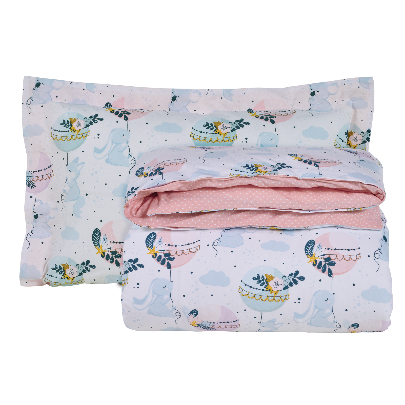 DAS KIDS ΣΕΤ ΠΑΠΛΩΜΑΤΟΘΗΚΗ ΜΟΝΗ 4915 LIGHT BLUE, MINT, PINK