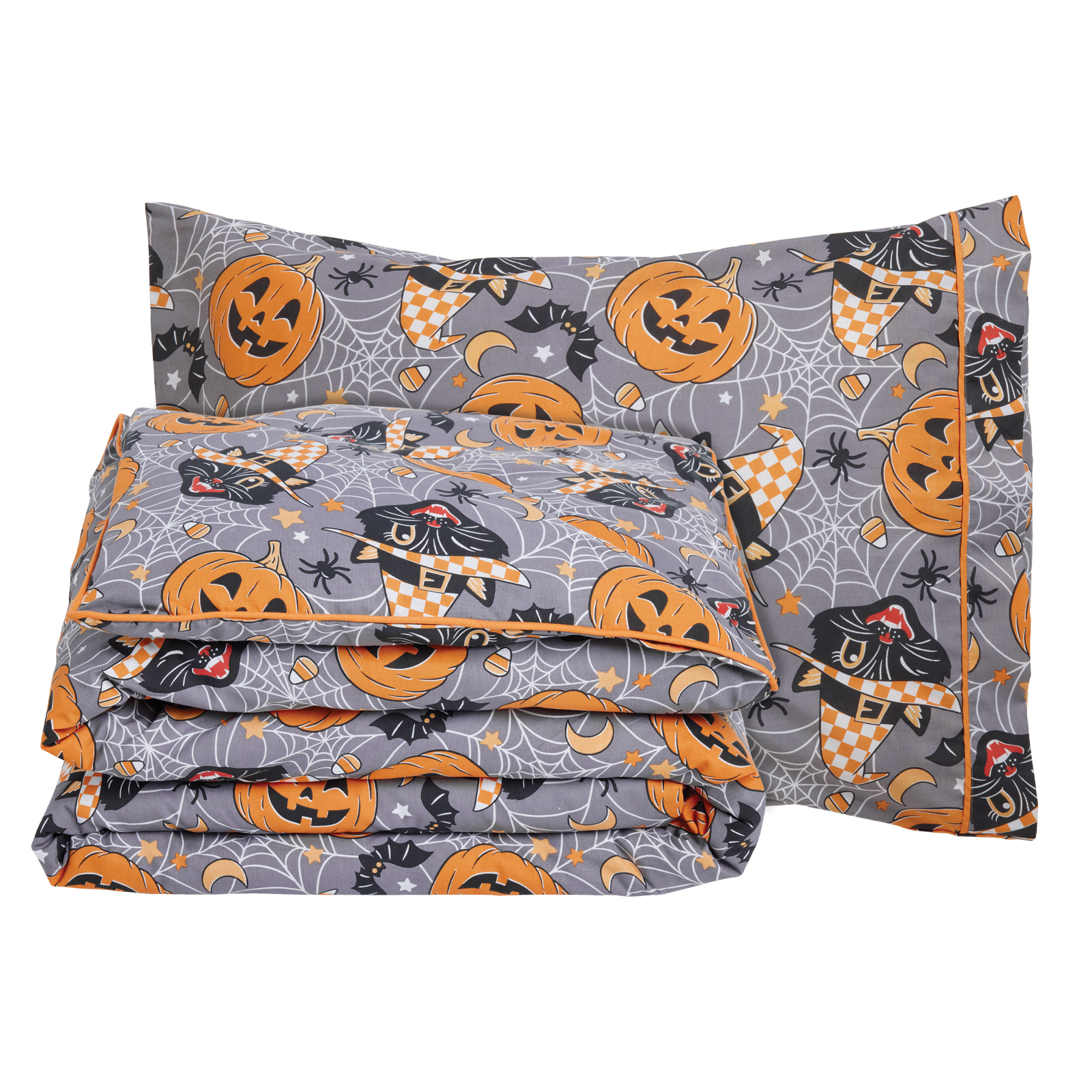 DAS KIDS ΣΕΤ ΠΑΠΛΩΜΑΤΟΘΗΚΗ ΜΟΝΗ 4968 GREY, ORANGE