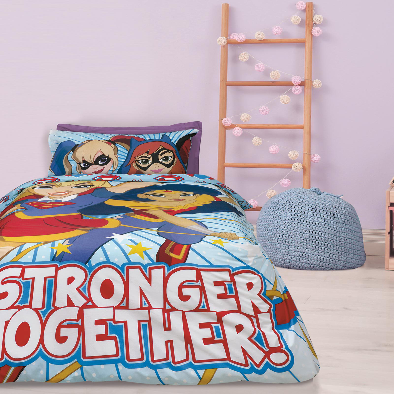 Σέτ Παπλωματοθήκη Μονή Das Home Super Hero Girls 5005