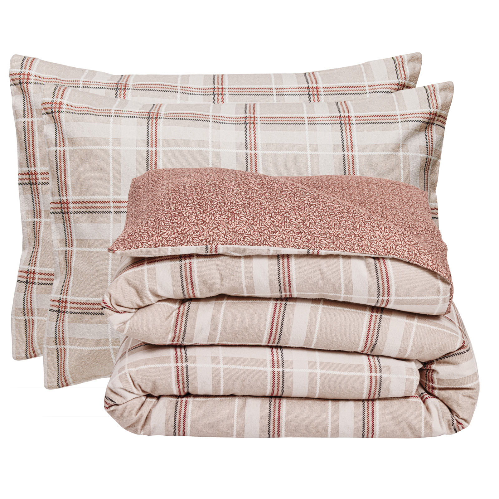 DAS HOME ΣΕΤ ΠΑΠΛΩΜΑΤΟΘΗΚΗ ΜΟΝΗ HAPPY FLANNEL 9701 TAUPE