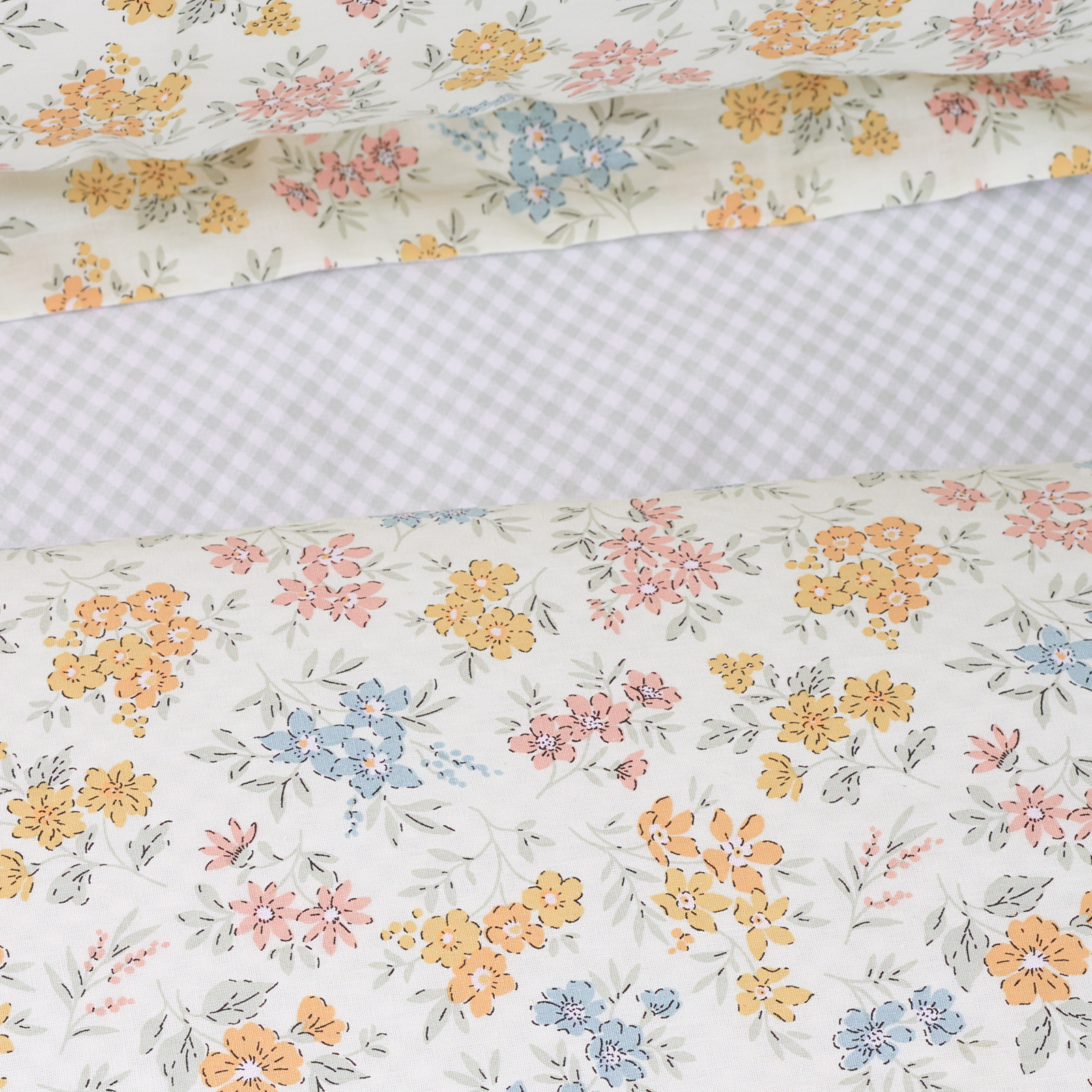 DAS HOME ΣΕΤ ΠΑΠΛΩΜΑΤΟΘΗΚΗ ΥΠΕΡΔΙΠΛΗ DAILY 3001 CREAM, MINT, SALMON