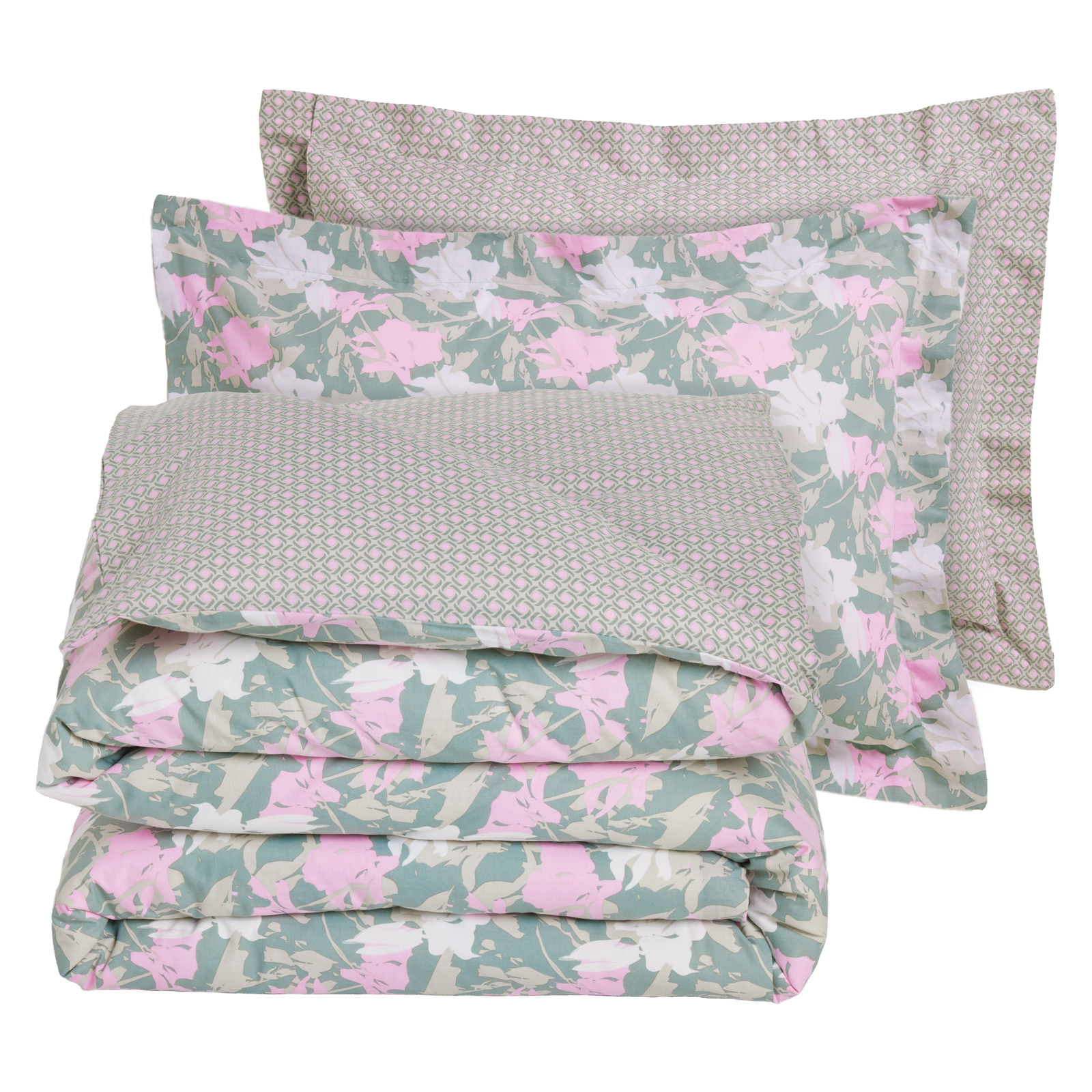 DAS HOME ΣΕΤ ΠΑΠΛΩΜΑΤΟΘΗΚΗ ΥΠΕΡΔΙΠΛΗ DAILY 3175 GREEN, PINK