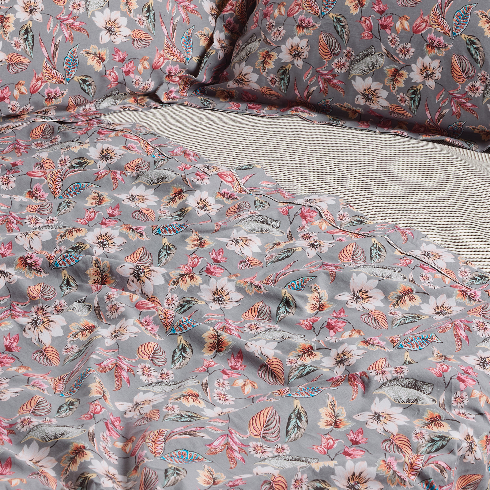 DAS HOME ΣΕΤ ΠΑΠΛΩΜΑΤΟΘΗΚΗ ΥΠΕΡΔΙΠΛΗ DAILY 3176 GREY, PINK