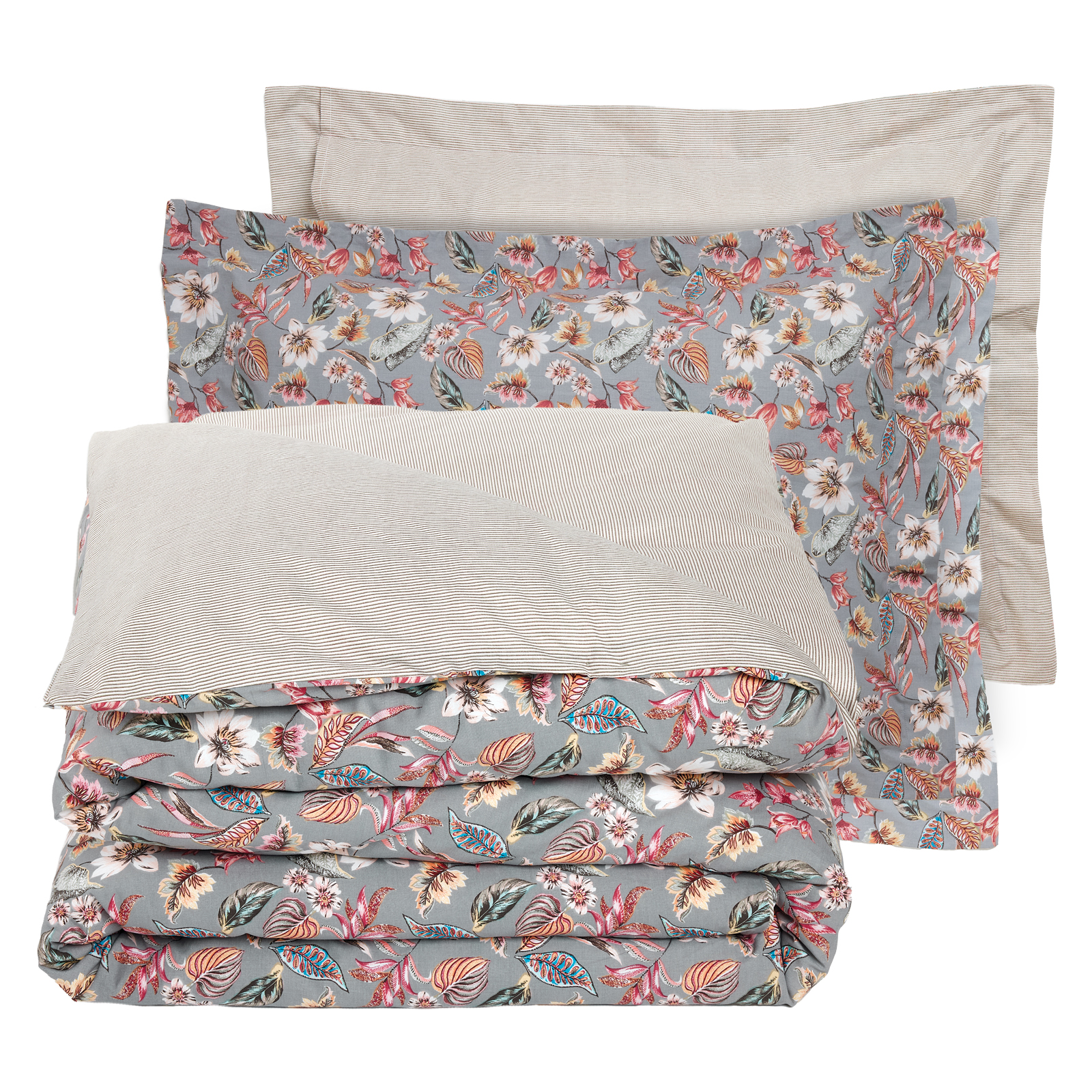 DAS HOME ΣΕΤ ΠΑΠΛΩΜΑΤΟΘΗΚΗ ΥΠΕΡΔΙΠΛΗ DAILY 3176 GREY, PINK