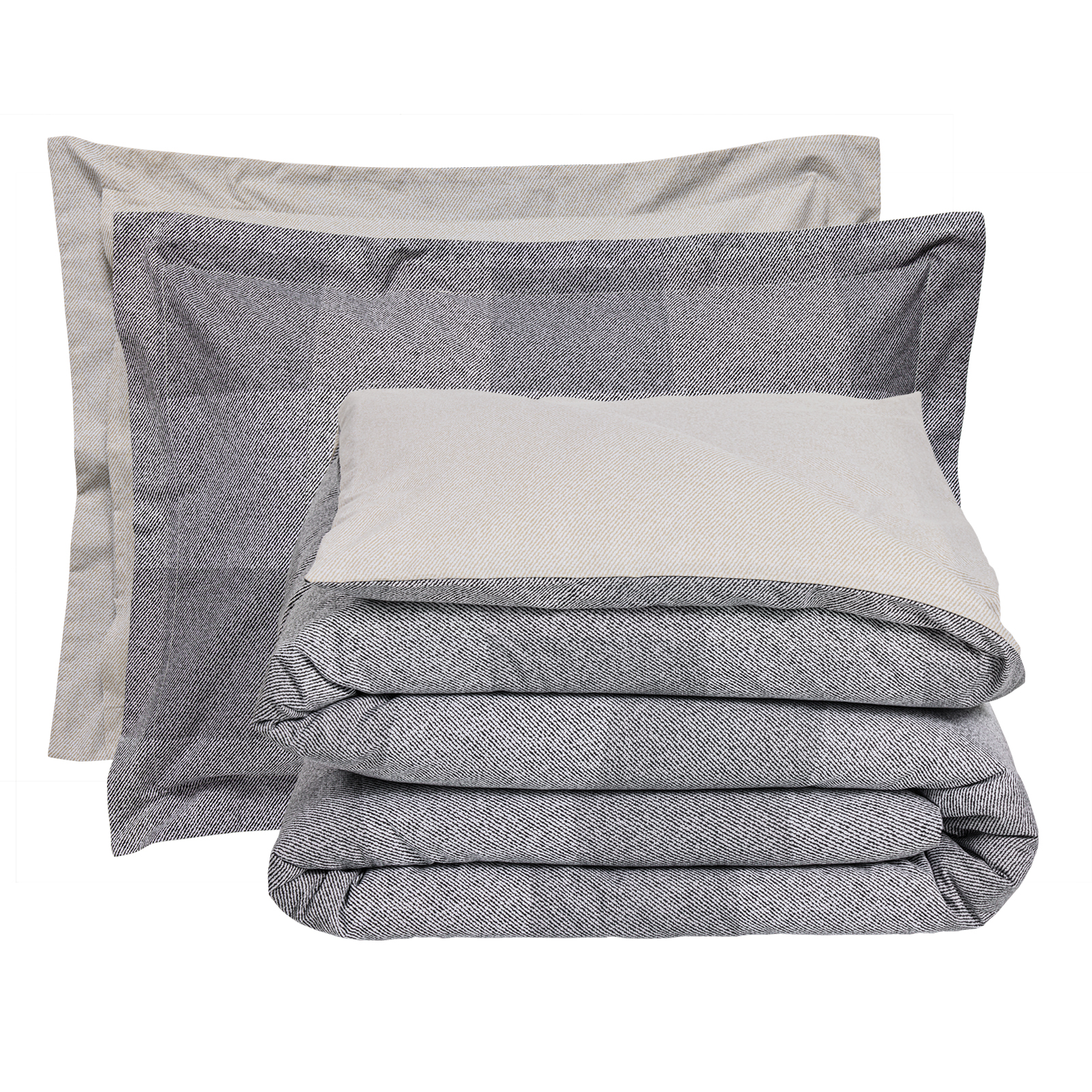 DAS HOME ΣΕΤ ΠΑΠΛΩΜΑΤΟΘΗΚΗ ΥΠΕΡΔΙΠΛΗ CASUAL 5458 BEIGE, GREY