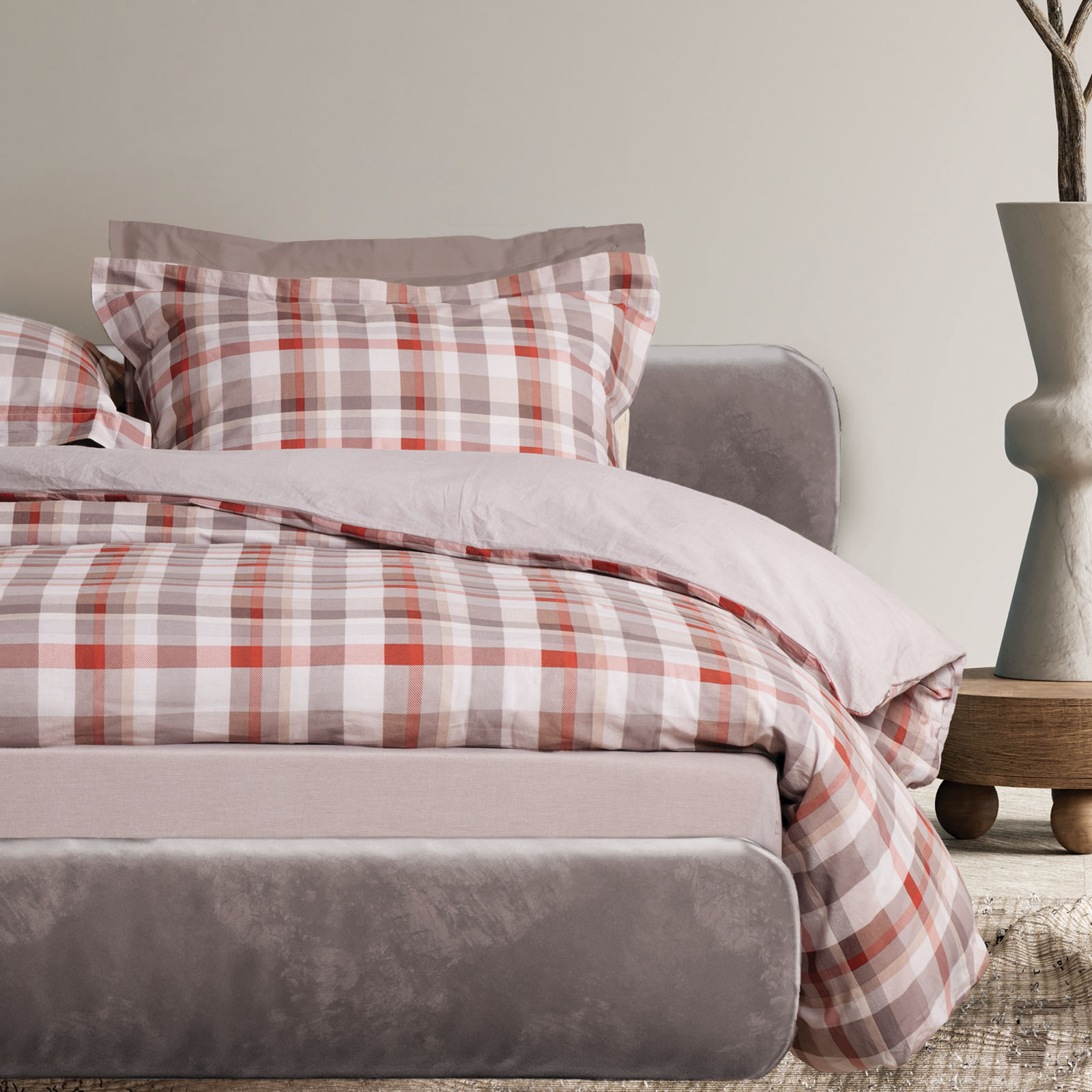 DAS HOME ΣΕΤ ΠΑΠΛΩΜΑΤΟΘΗΚΗ ΥΠΕΡΔΙΠΛΗ HAPPY 9690 TAUPE