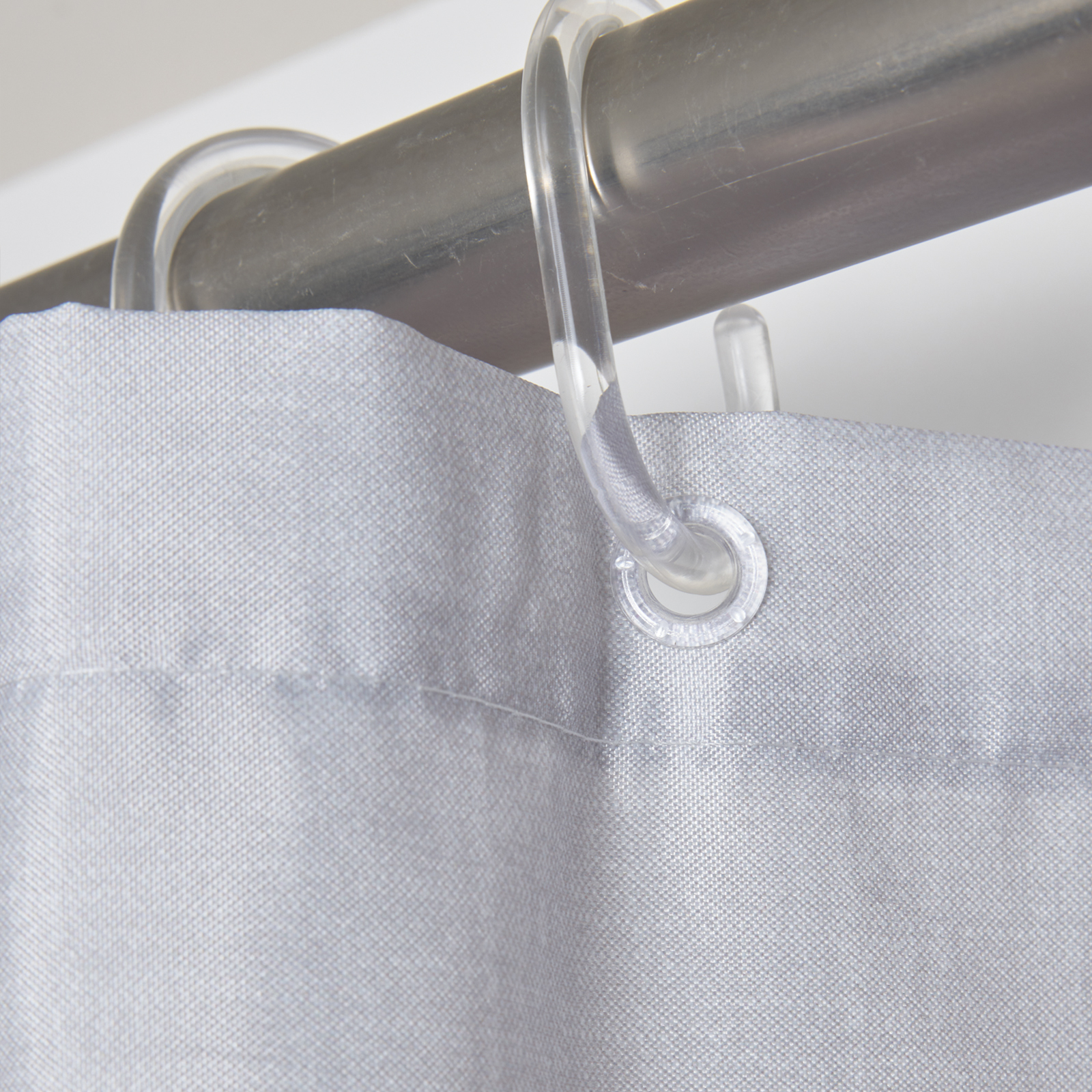 DAS HOME ΚΟΥΡΤΙΝΑ ΜΠΑΝΙΟΥ 200X180 0805 GREY