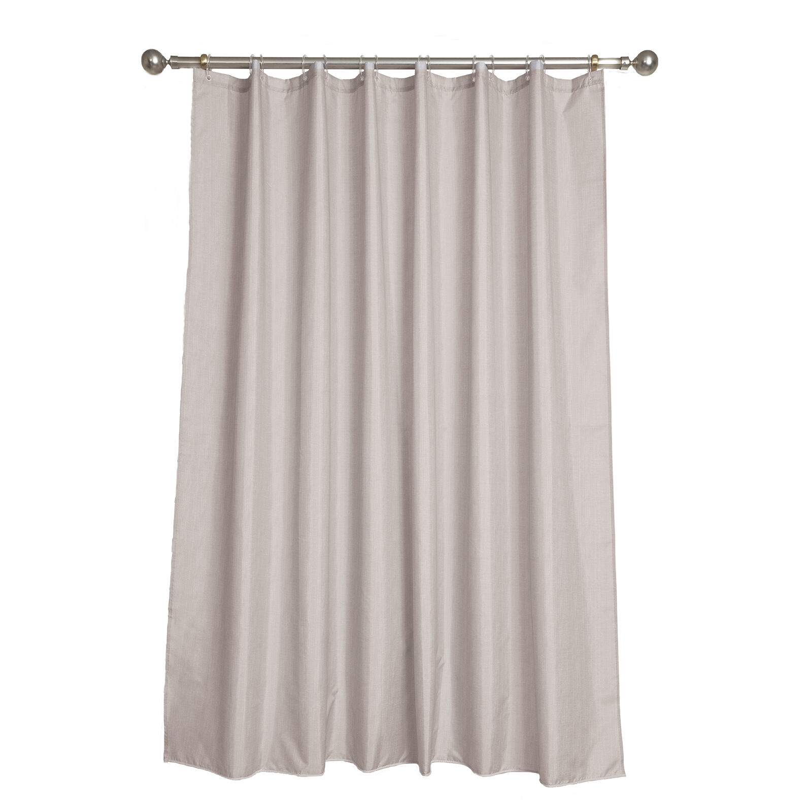 DAS HOME ΚΟΥΡΤΙΝΑ ΜΠΑΝΙΟΥ 200X180 0808 TAUPE