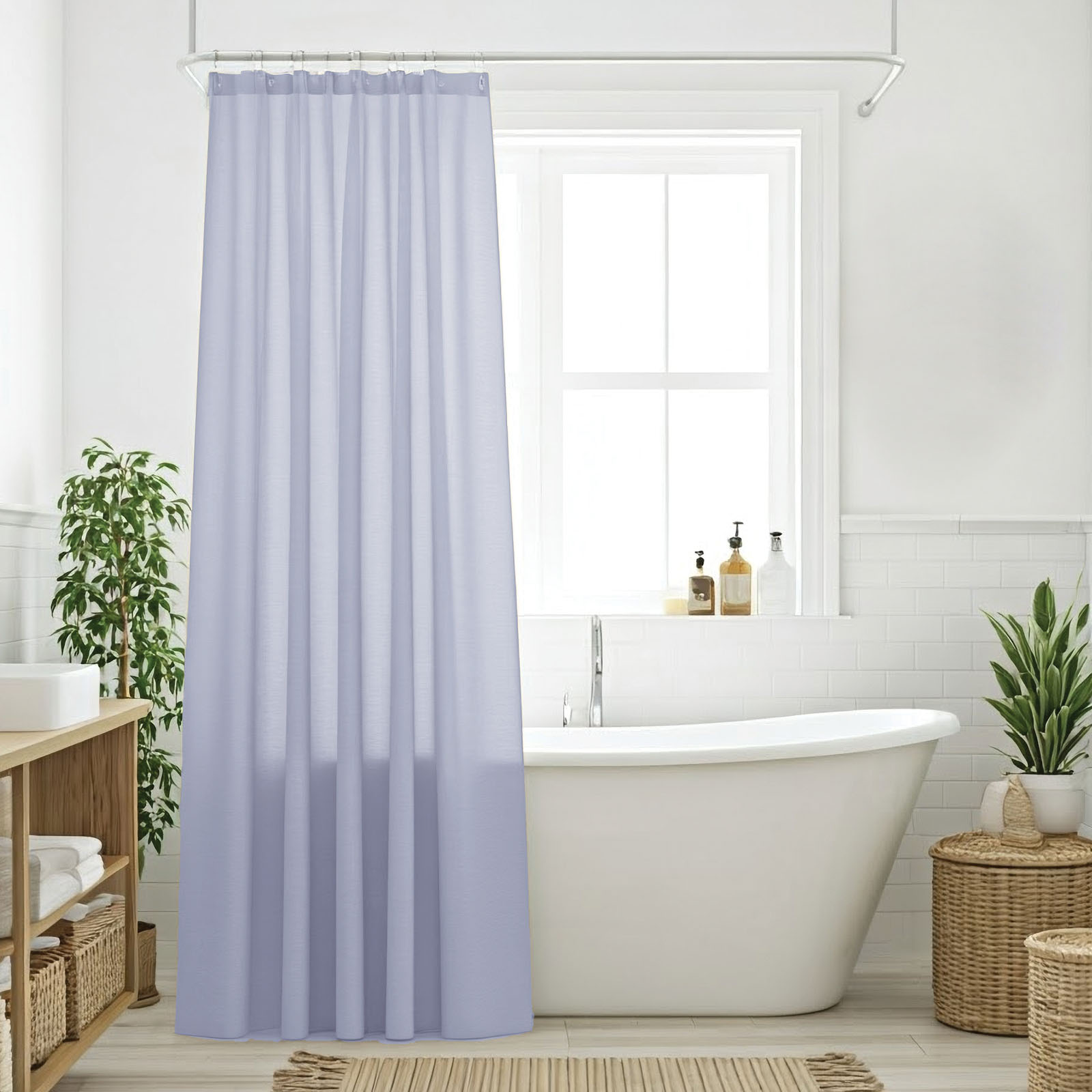 Κουρτίνα Μπάνιου 240x180 Das Home 804 Blue