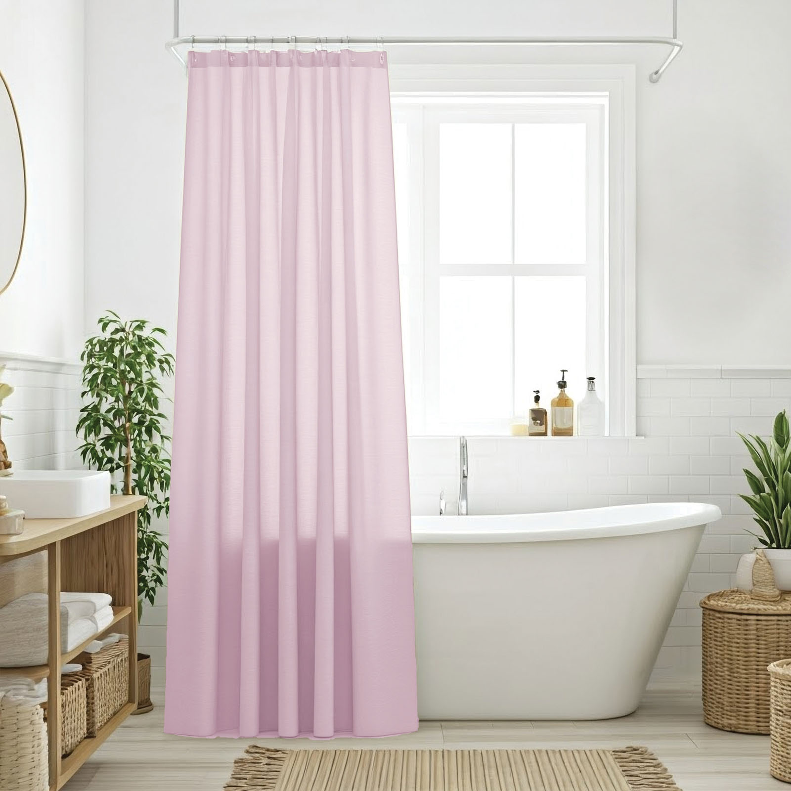 Κουρτίνα Μπάνιου 240x180 Das Home 806 Nude