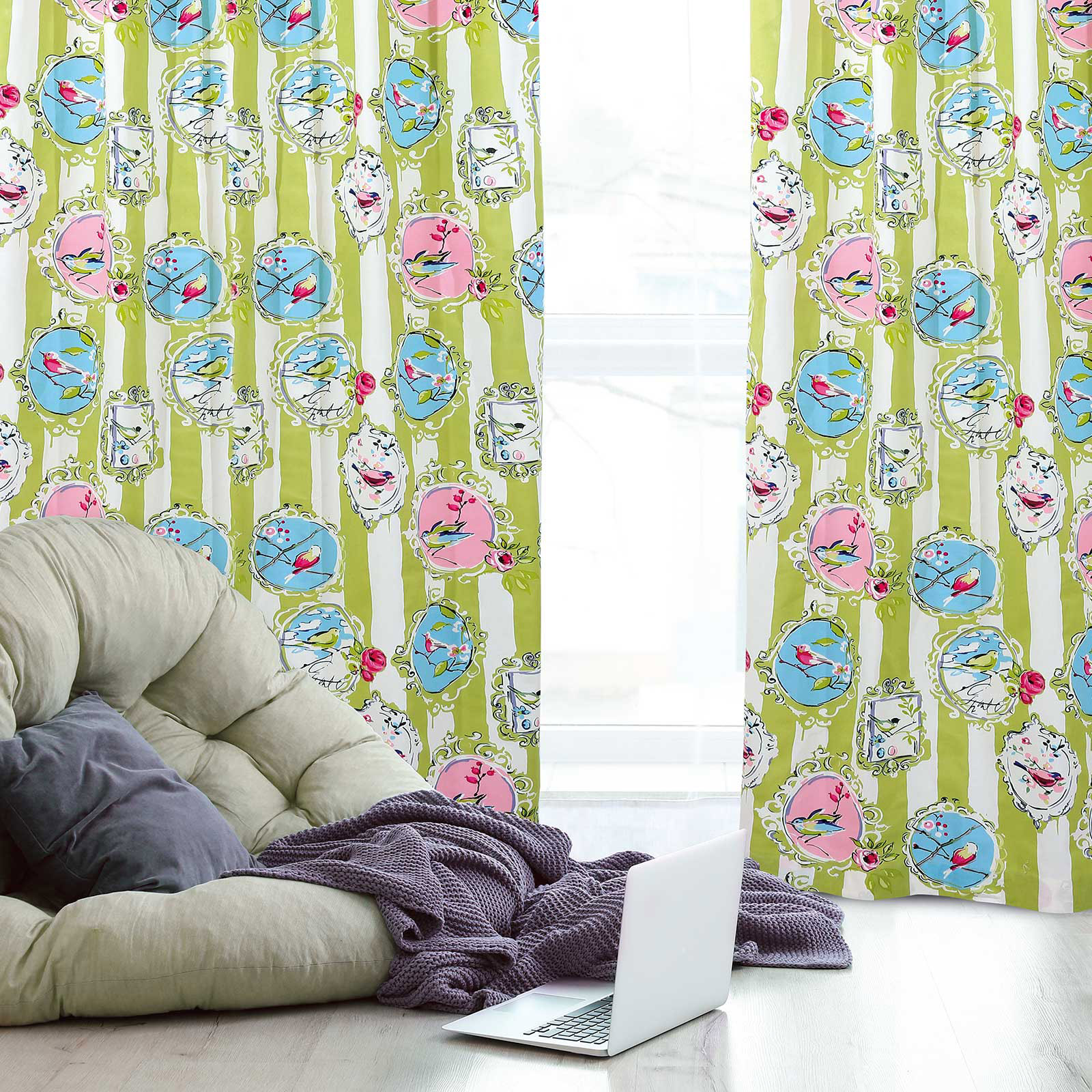 Κουρτίνα Με Κρίκους 140x280 Das Home 2059