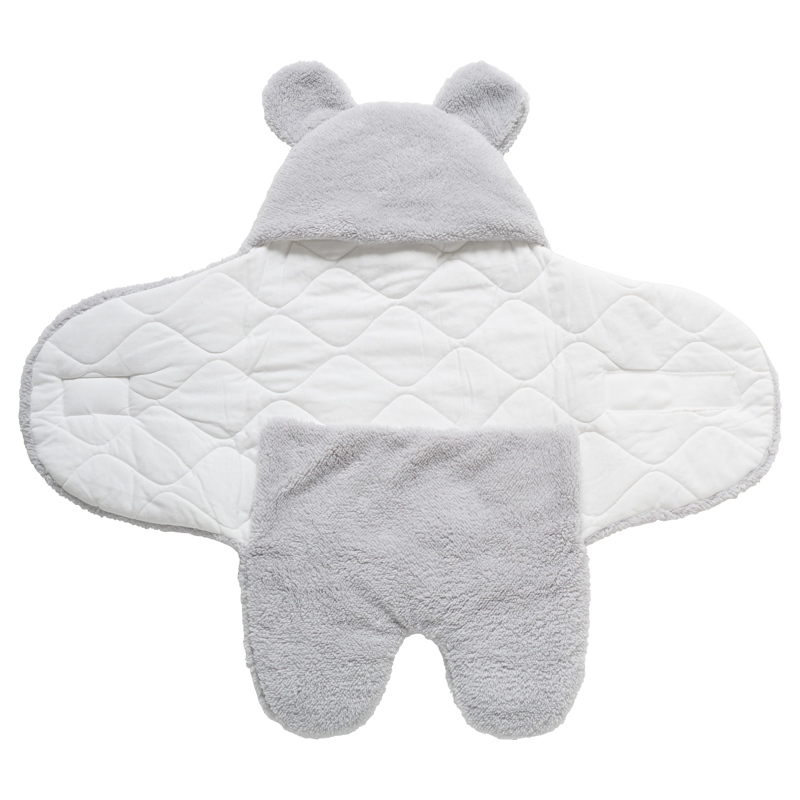 DAS BABY ΥΠΝΟΣΑΚΟΣ FLEECE 80X85 RELAX 4911 GREY