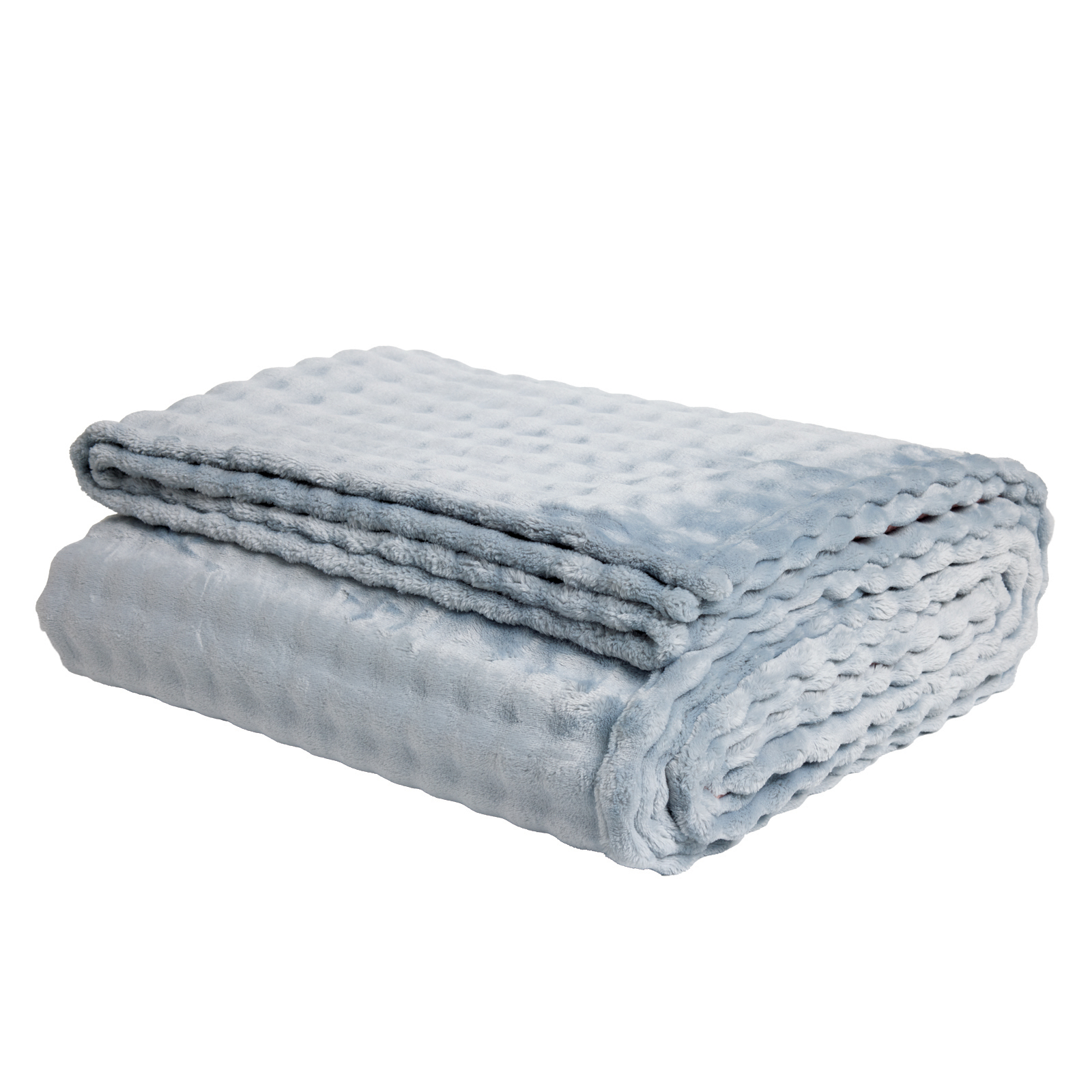DAS HOME ΚΟΥΒΕΡΤΑ BUBBLE FLEECE 160Χ220 1371 LIGHT BLUE