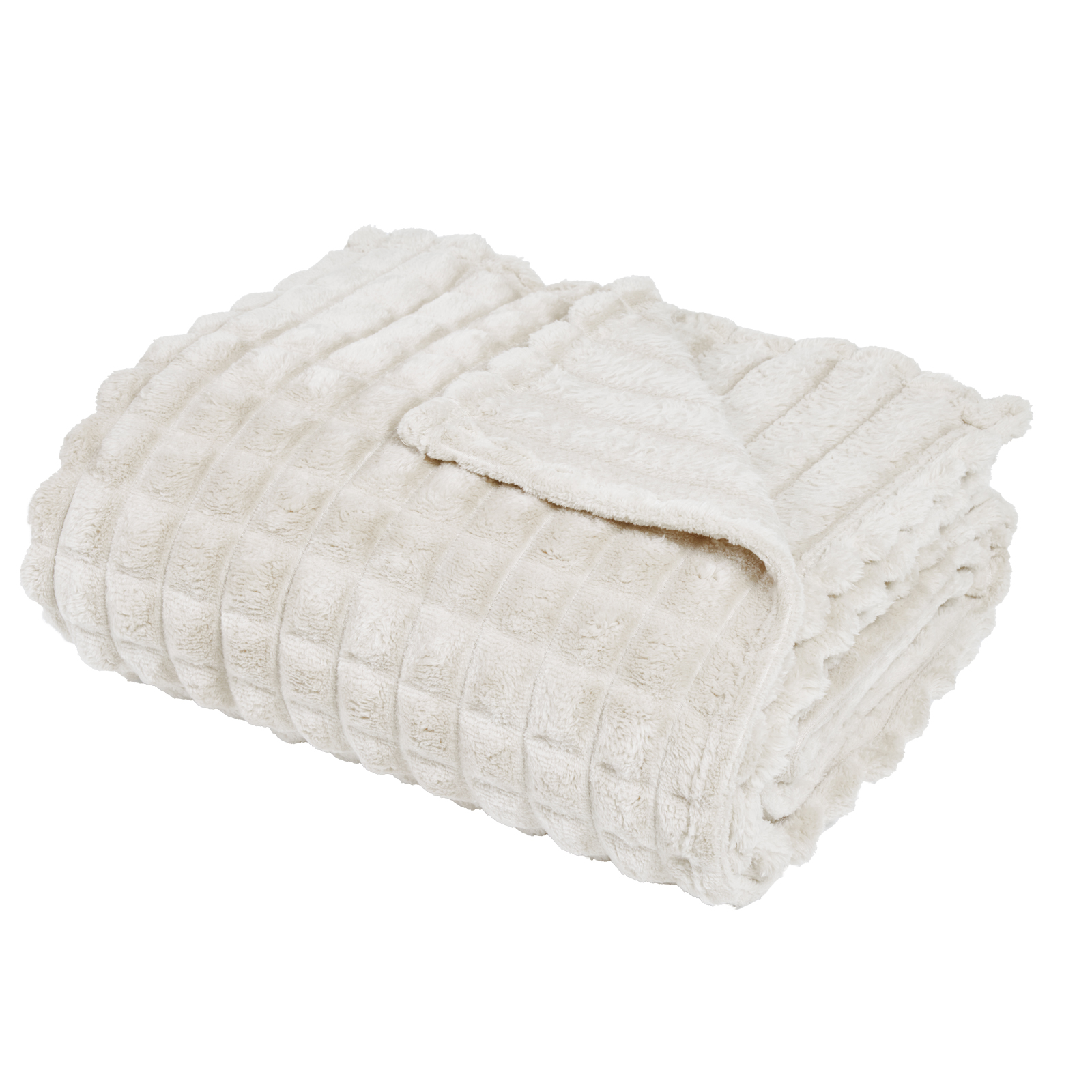 DAS HOME ΚΟΥΒΕΡΤΑ FLEECE 160Χ220 1386 WHITE