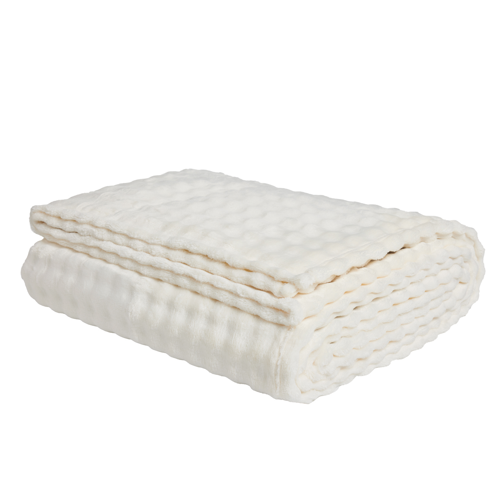 DAS HOME ΚΟΥΒΕΡΤΑ BUBBLE FLEECE 220Χ240 1369 IVORY
