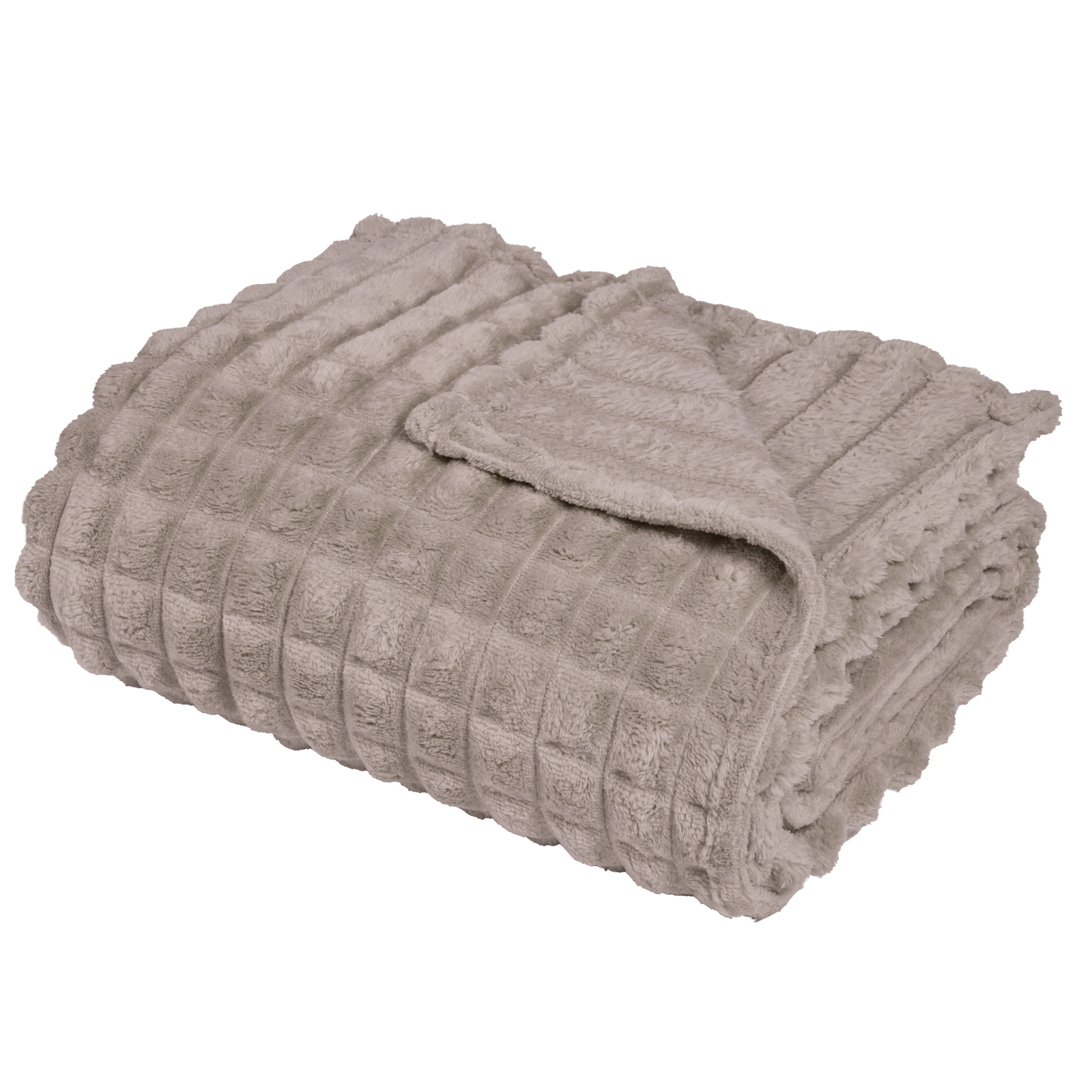 DAS HOME ΚΟΥΒΕΡΤΑ FLEECE 220Χ240 1387 TAUPE