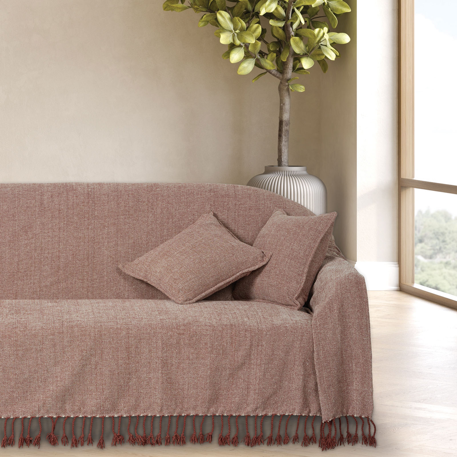 DAS HOME ΡΙΧΤΑΡΙ 180Χ250 0274 DARK ROSE