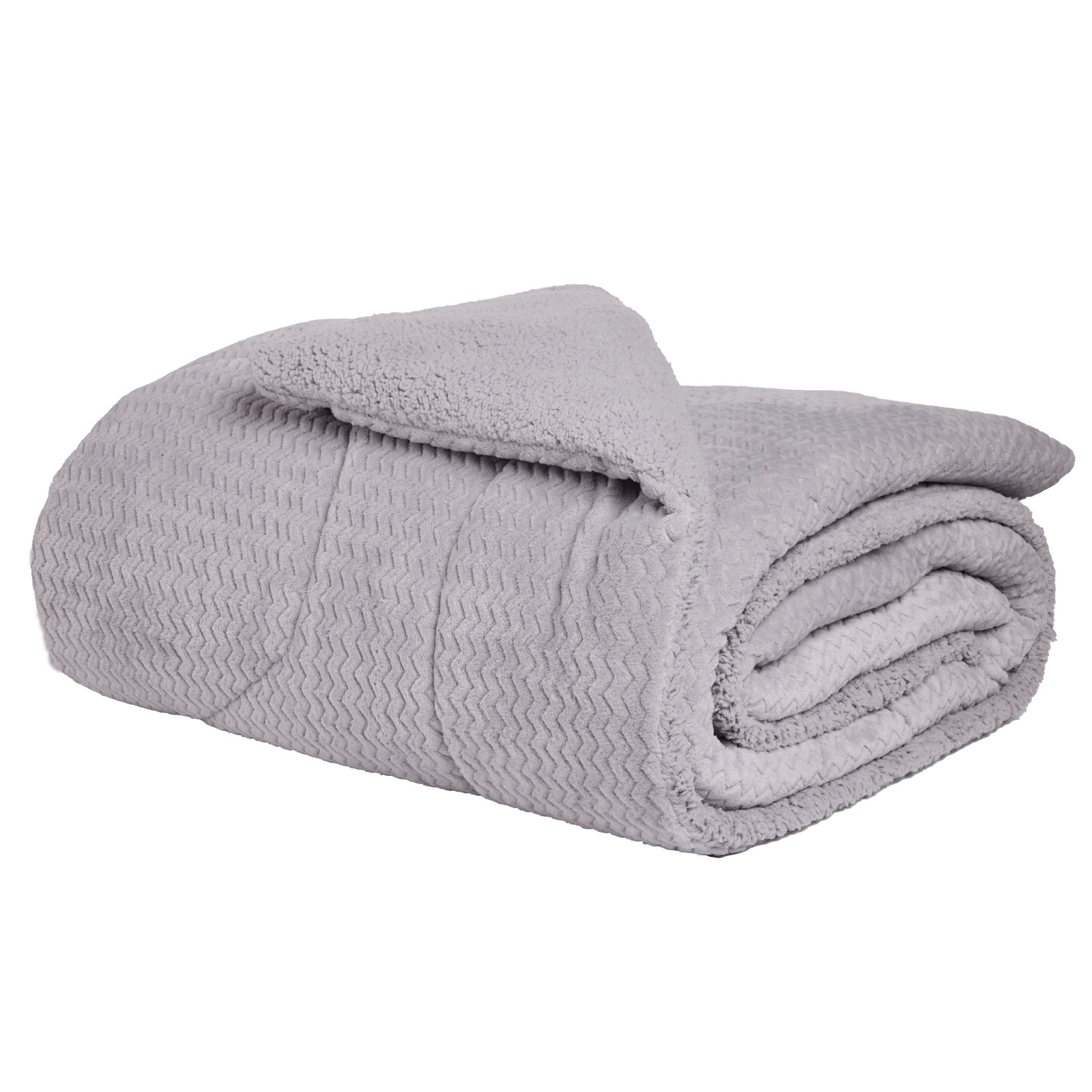 DAS HOME ΚΟΥΒΕΡΤΟΠΑΠΛΩΜΑ SHERPA ΥΠΕΡΔΙΠΛΟ 1368 GREY