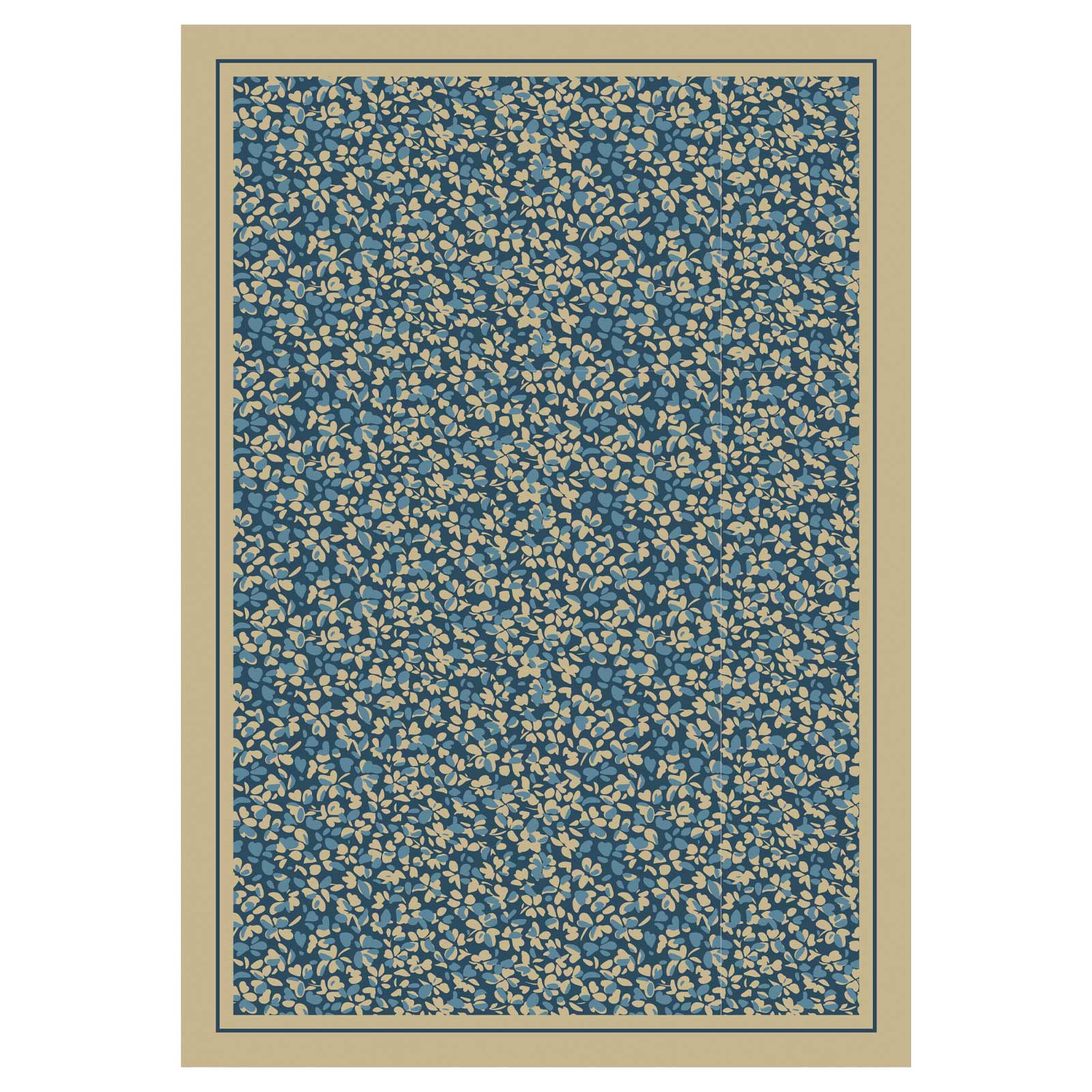 DAS HOME ΤΡΑΠΕΖΟΜΑΝΤΗΛΟ 140Χ180 0723 ΜΠΕΖ, ΜΠΛΕ