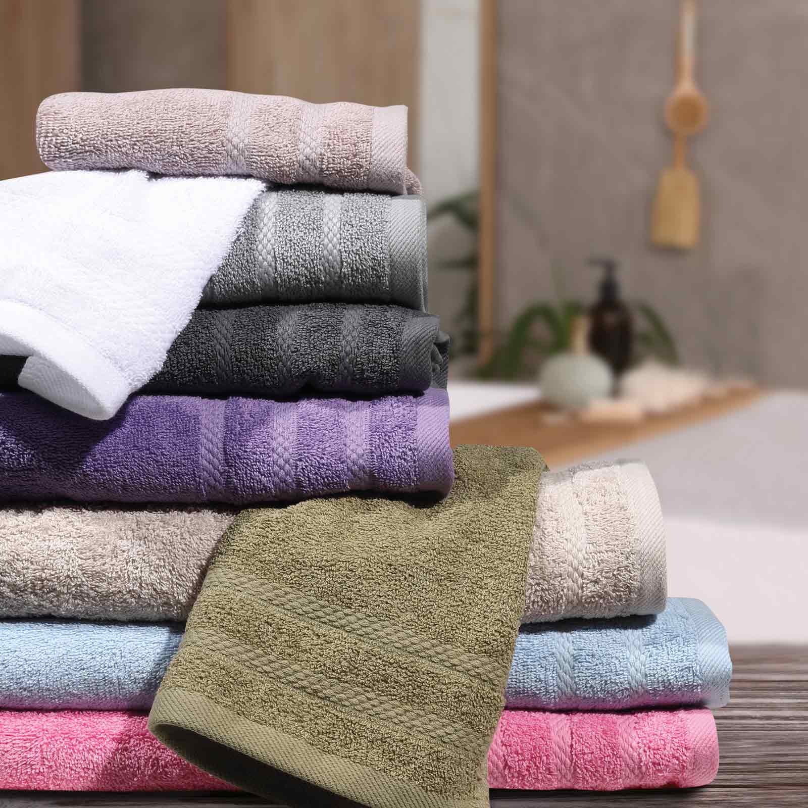 Πετσέτα Προσώπου 50x90 Das Home Happy 1236 Ρόζ