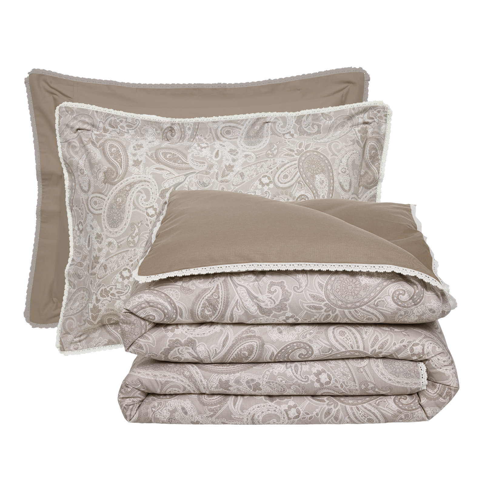 DAS HOME ΣΕΝΤΟΝΙΑ ΣΕΤ KING PRESTIGE 1731 TAUPE