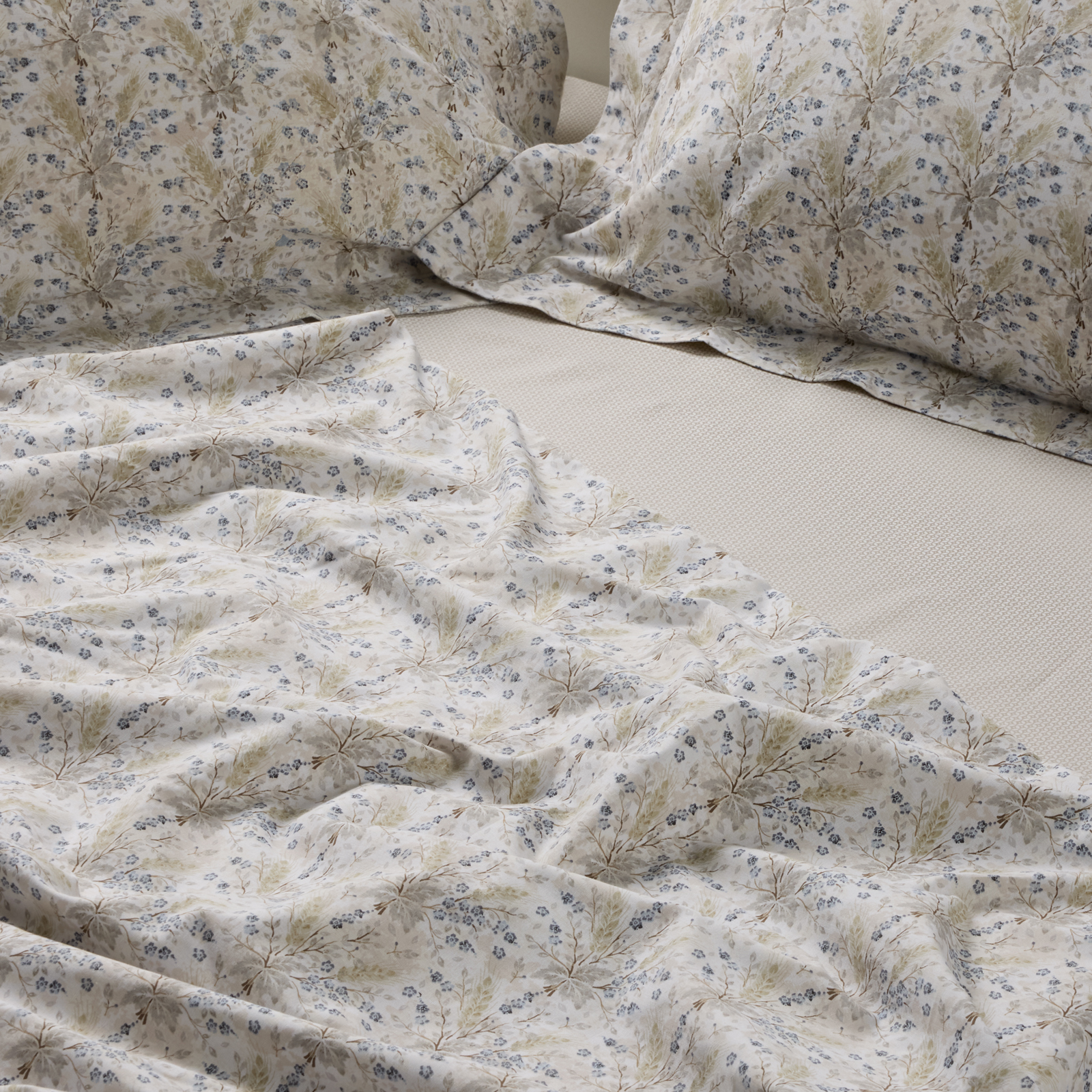 DAS HOME ΣΕΤ ΣΕΝΤΟΝΙΑ ΥΠΕΡΔΙΠΛΑ ΜΕ ΛΑΣΤΙΧΟ CASUAL 5440 BLUE, TAUPE