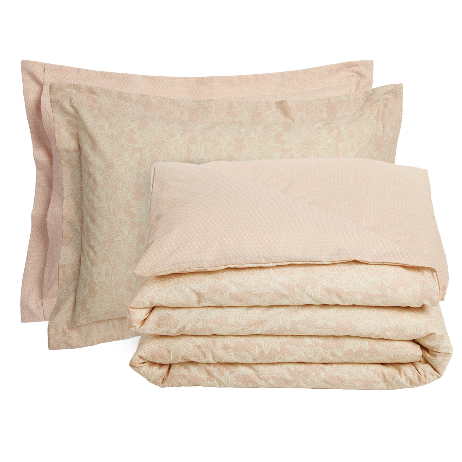 DAS HOME ΣΕΤ ΣΕΝΤΟΝΙΑ ΥΠΕΡΔΙΠΛΑ ΜΕ ΛΑΣΤΙΧΟ CASUAL 5441 IVORY, NUDE