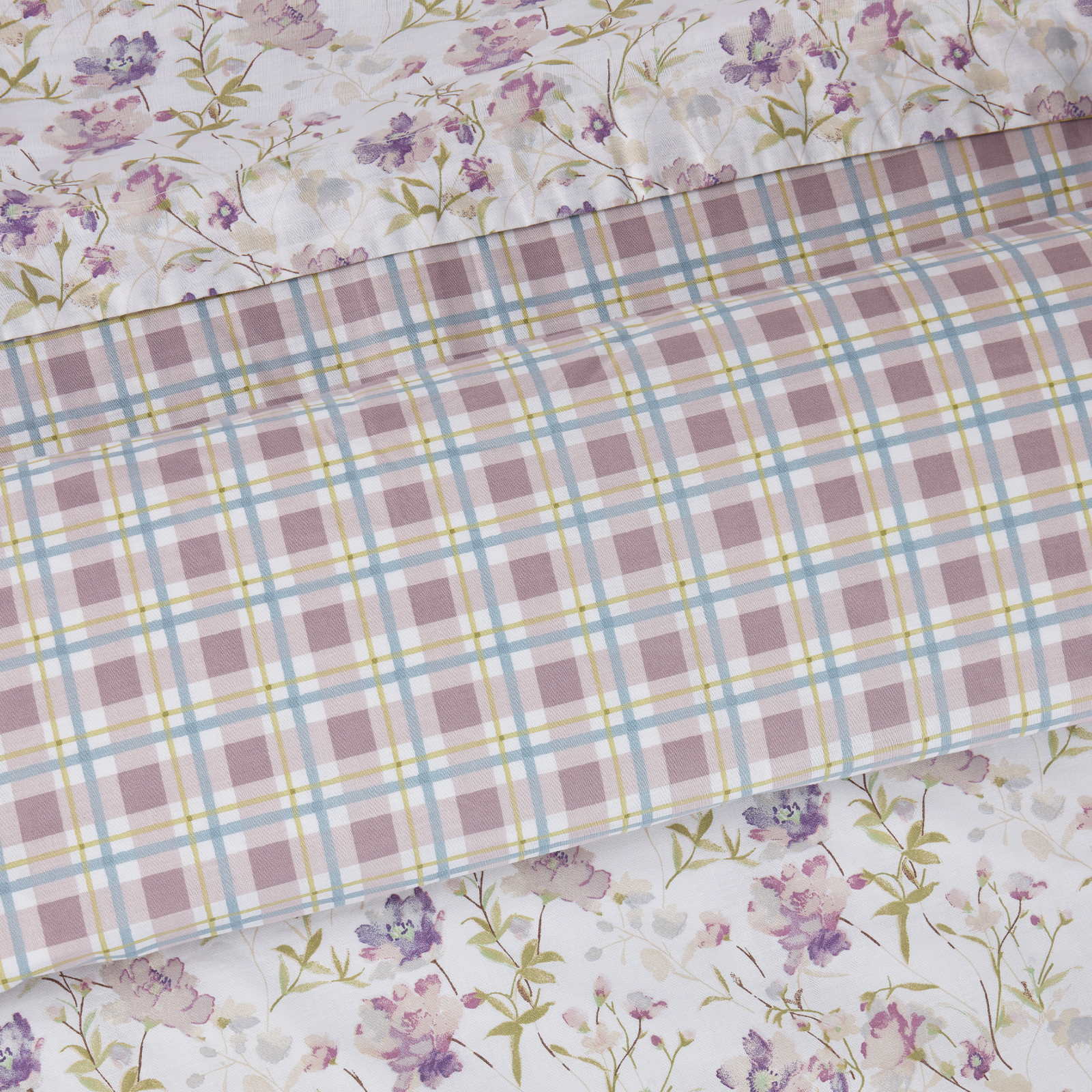 DAS HOME ΣΕΤ ΣΕΝΤΟΝΙΑ ΜΟΝΑ HAPPY 9675 IVORY, LILAC