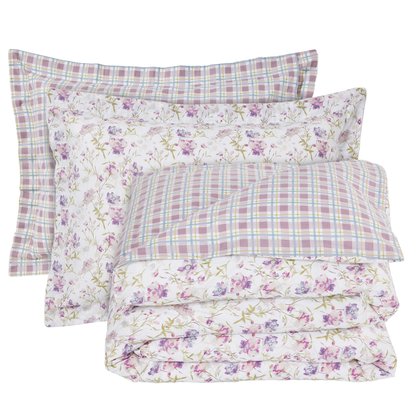 DAS HOME ΣΕΤ ΣΕΝΤΟΝΙΑ ΜΟΝΑ HAPPY 9675 IVORY, LILAC