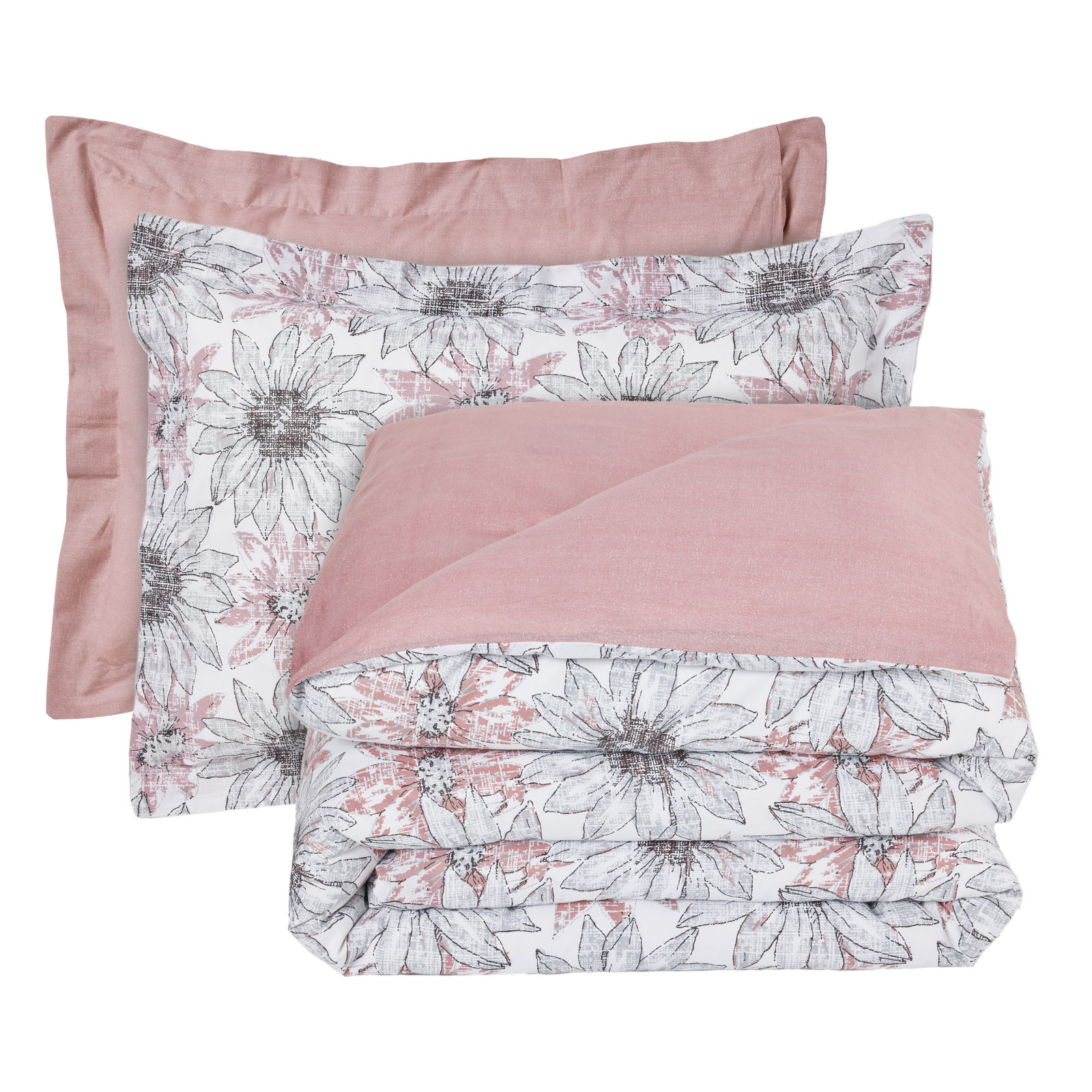 DAS HOME ΣΕΤ ΣΕΝΤΟΝΙΑ ΜΟΝΑ HAPPY 9676 GREY, NUDE