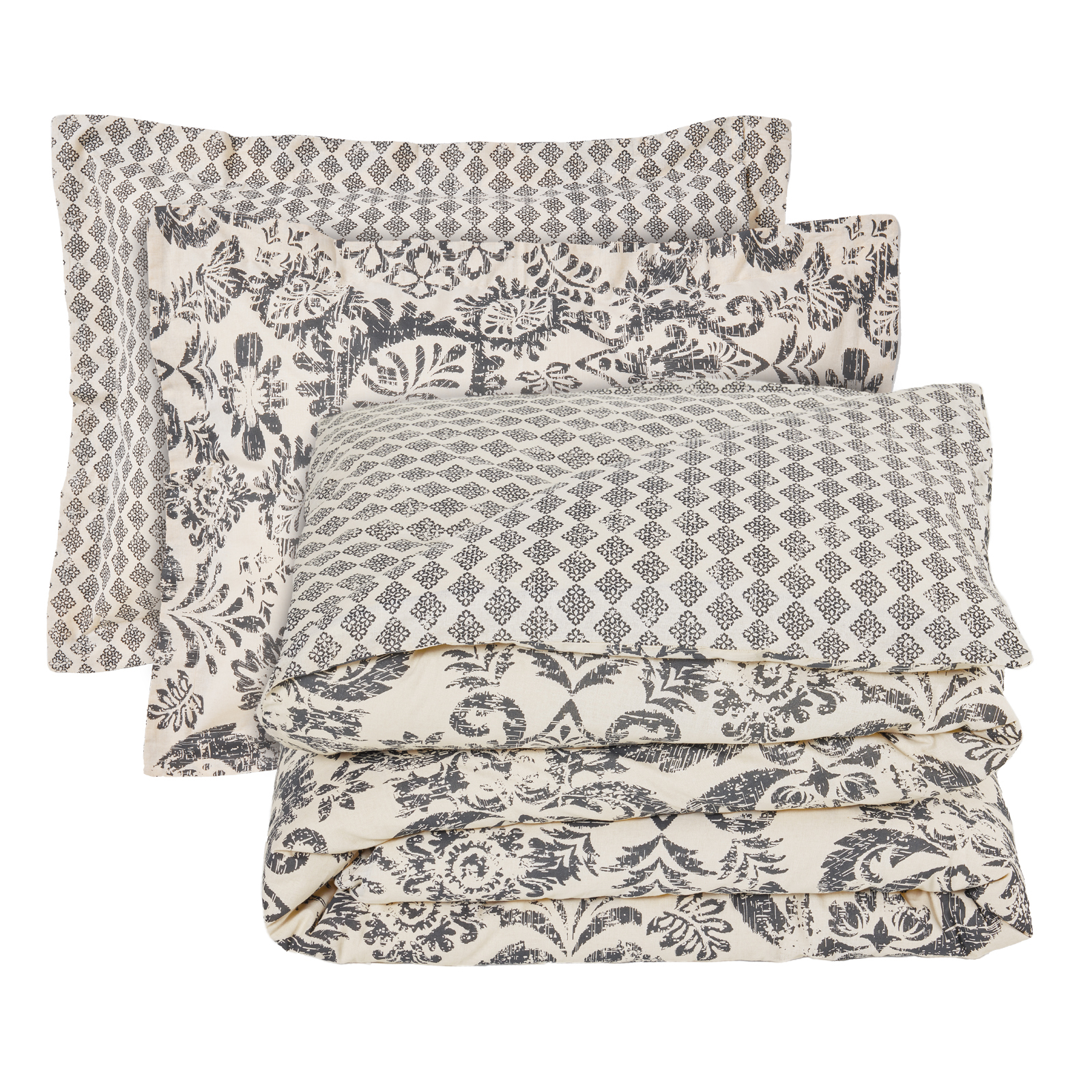 DAS HOME ΣΕΤ ΣΕΝΤΟΝΙΑ ΥΠΕΡΔΙΠΛΑ HAPPY 9677 BLACK, TAUPE