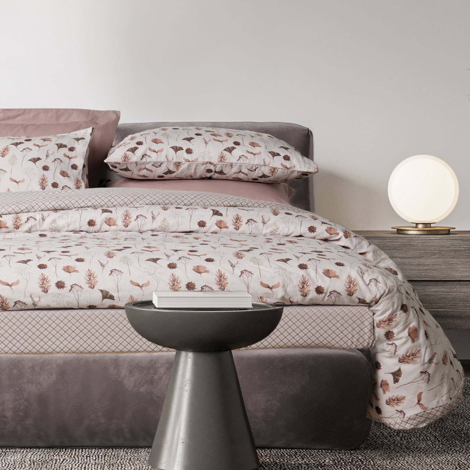 DAS HOME ΣΕΤ ΣΕΝΤΟΝΙΑ ΥΠΕΡΔΙΠΛΑ HAPPY FLANNEL 9681 BEIGE, BROWN