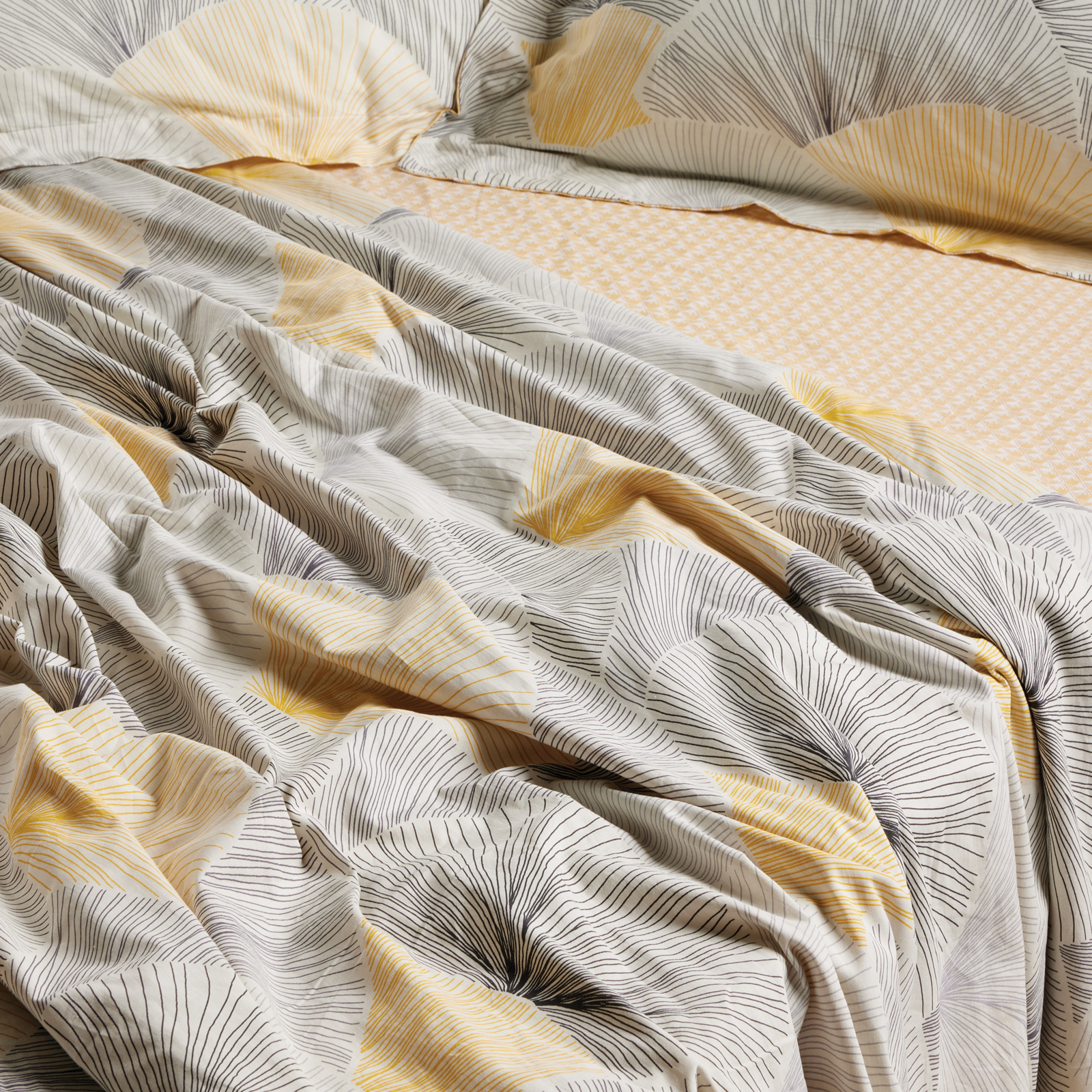 DAS HOME ΣΕΤ ΣΕΝΤΟΝΙΑ ΥΠΕΡΔΙΠΛΑ HAPPY 9683 GREY, OCHRE