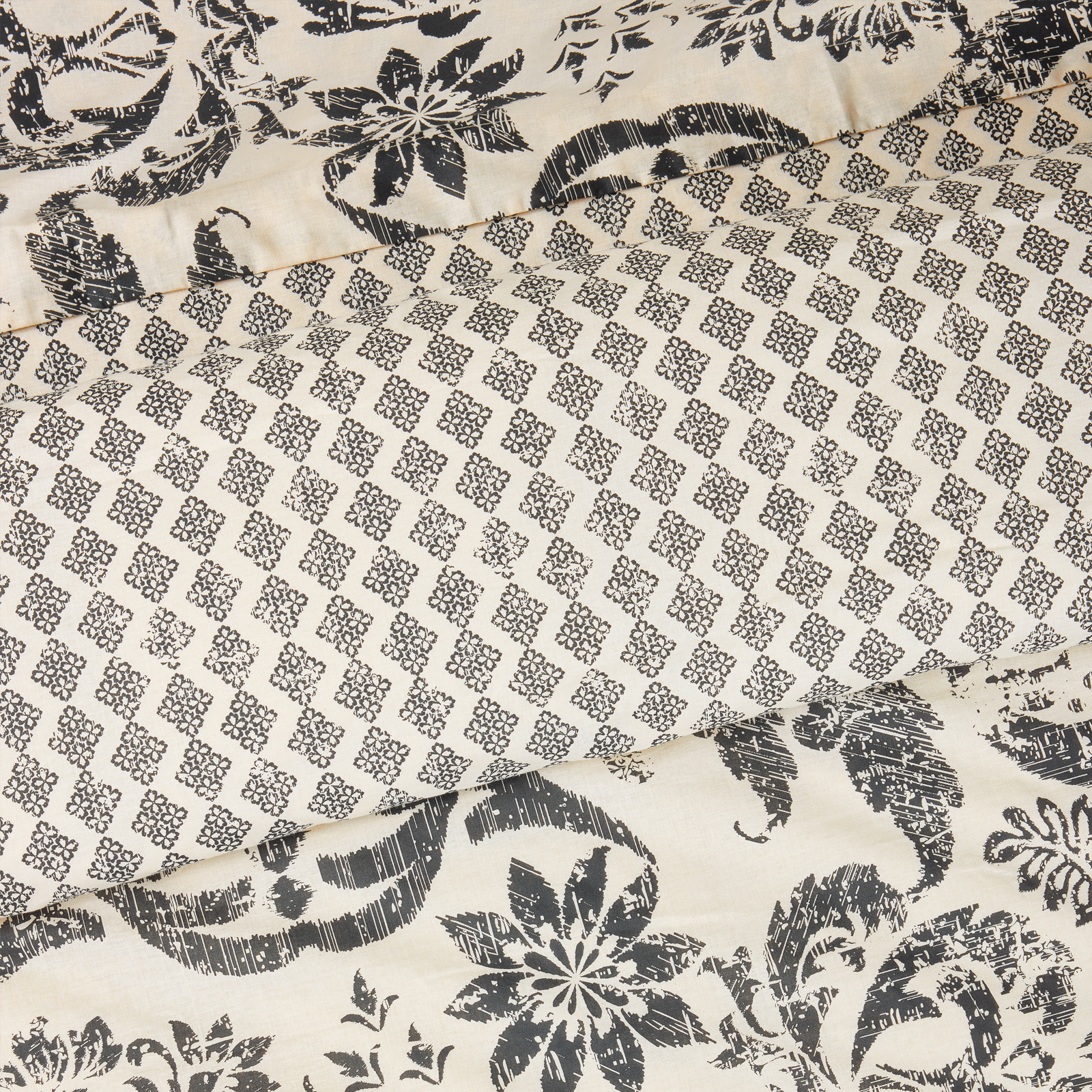 DAS HOME ΣΕΤ ΣΕΝΤΟΝΙΑ KING HAPPY 9677 BLACK, TAUPE