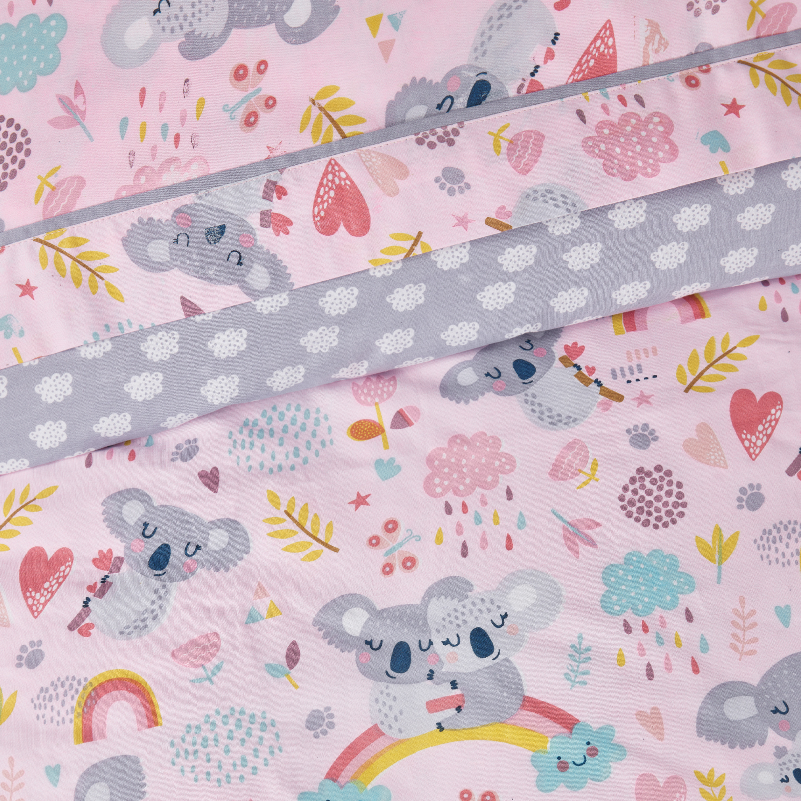 DAS KIDS ΣΕΤ ΣΕΝΤΟΝΙΑ ΜΟΝΑ 4934 GREY, PINK