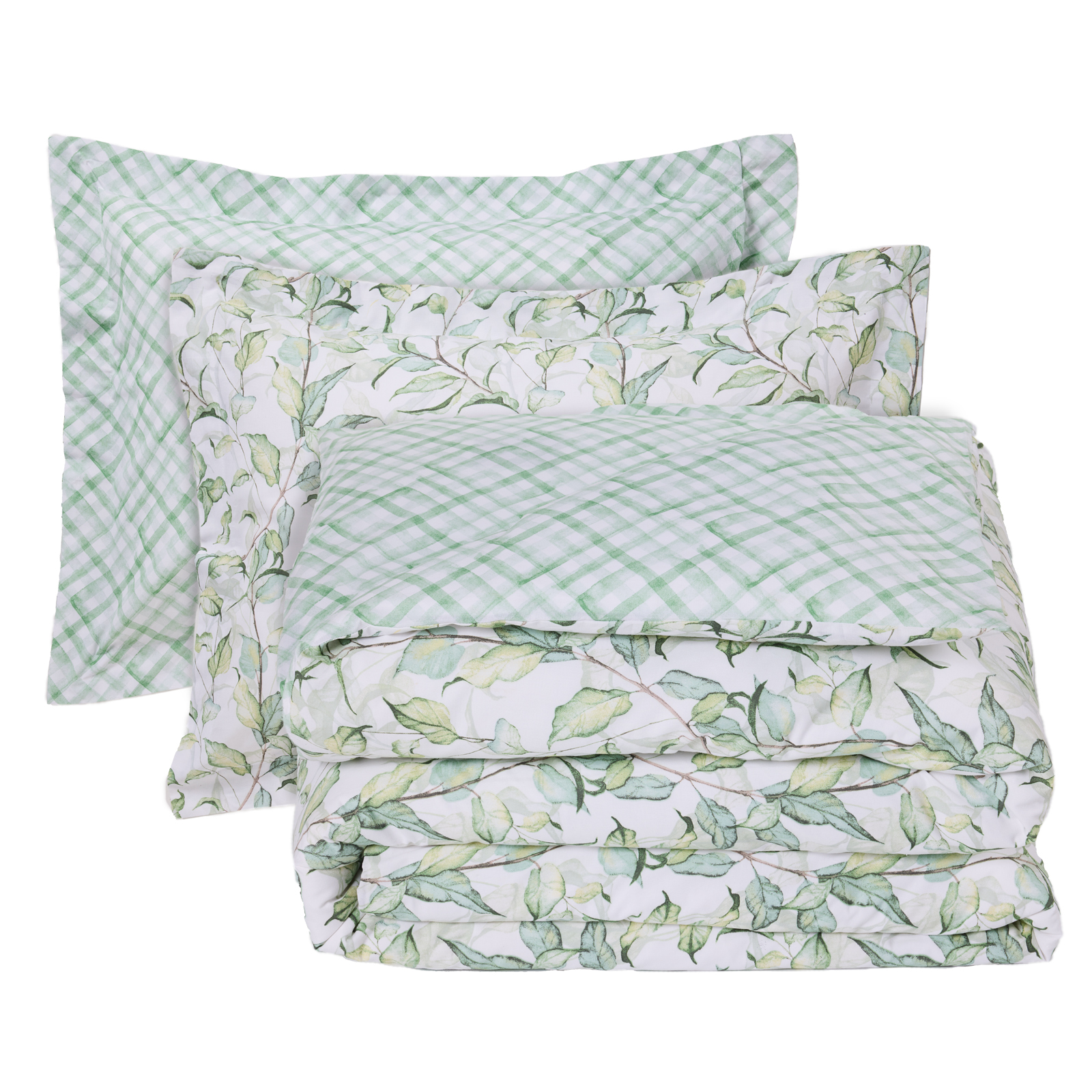 DAS HOME ΣΕΤ ΣΕΝΤΟΝΙΑ ΥΠΕΡΔΙΠΛΑ DAILY 3173 GREEN, WHITE