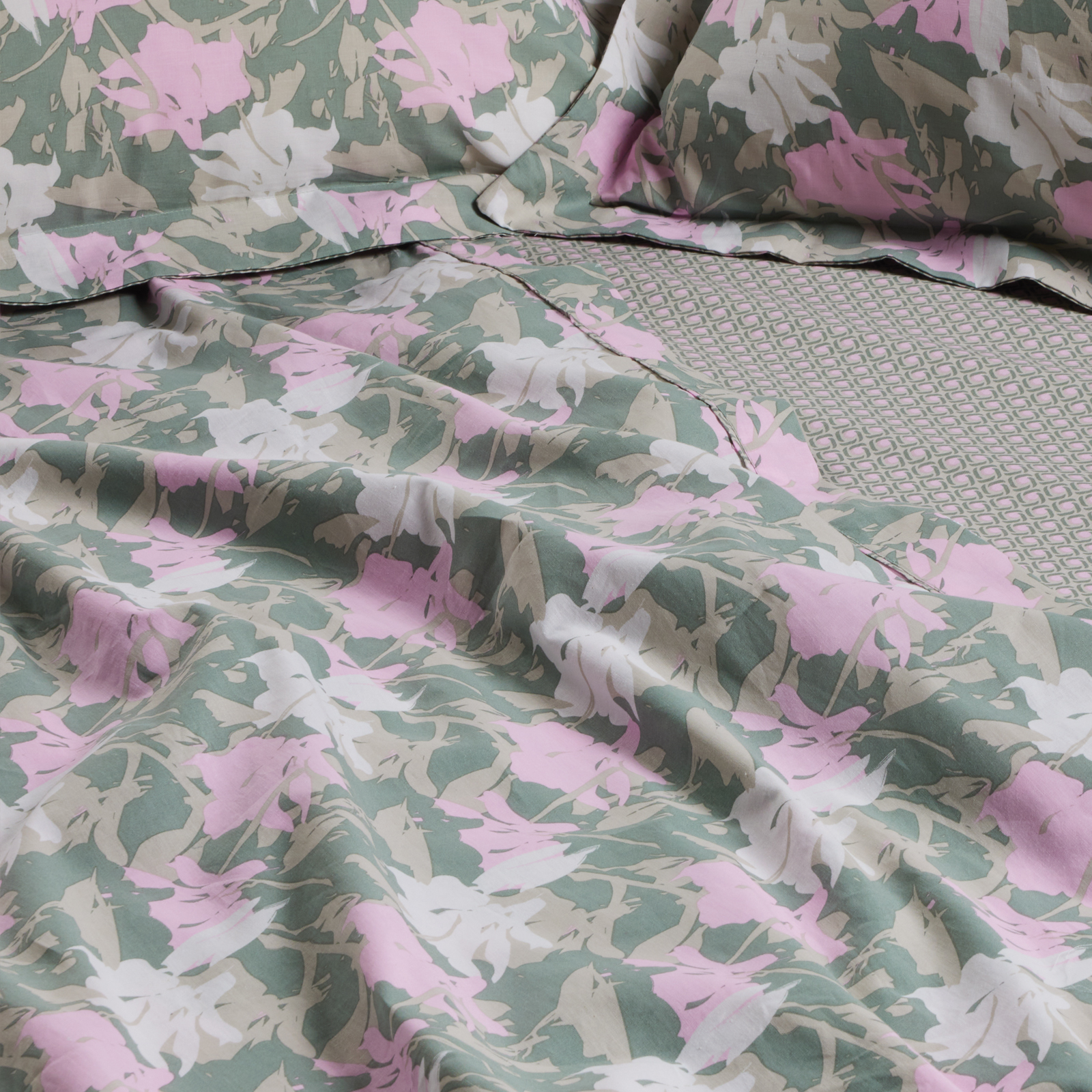 DAS HOME ΣΕΤ ΣΕΝΤΟΝΙΑ ΥΠΕΡΔΙΠΛΑ DAILY 3175 GREEN, PINK