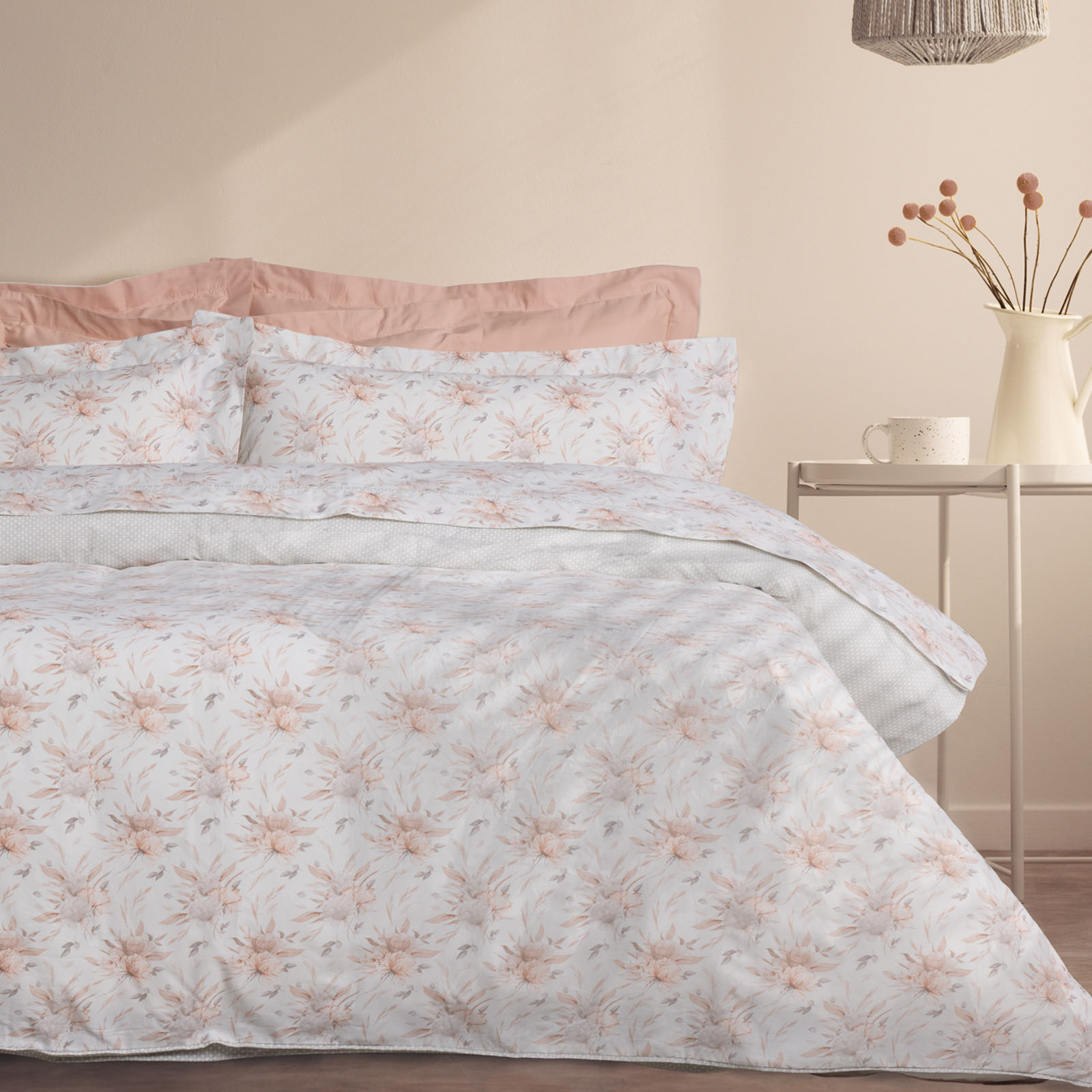 DAS HOME ΣΕΤ ΣΕΝΤΟΝΙΑ ΥΠΕΡΔΙΠΛΑ DAILY 3181 CREAM, GREY