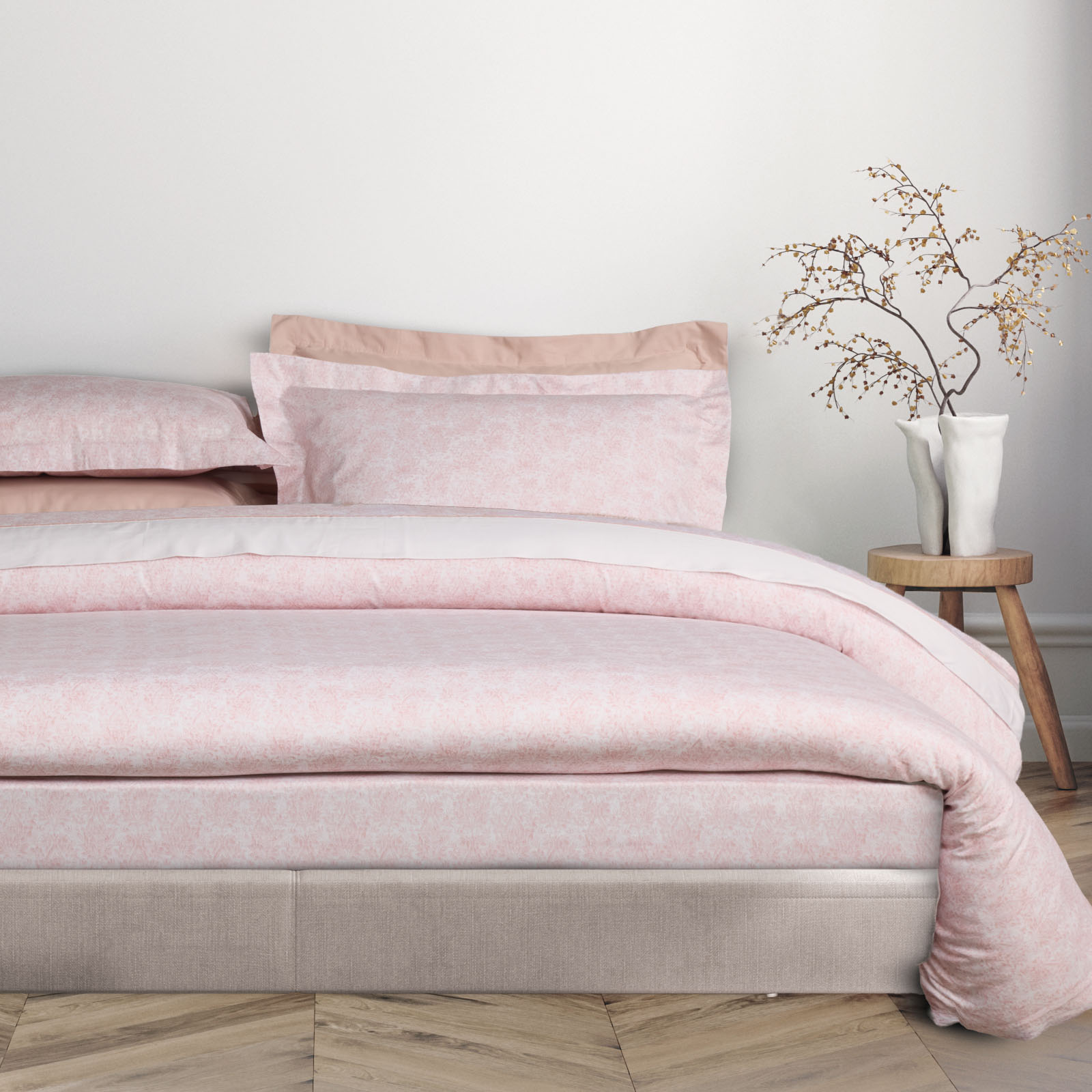 DAS HOME ΣΕΝΤΟΝΙΑ ΣΕΤ ΥΠΕΡΔΙΠΛΑ PRESTIGE 1721 ECRU, NUDE