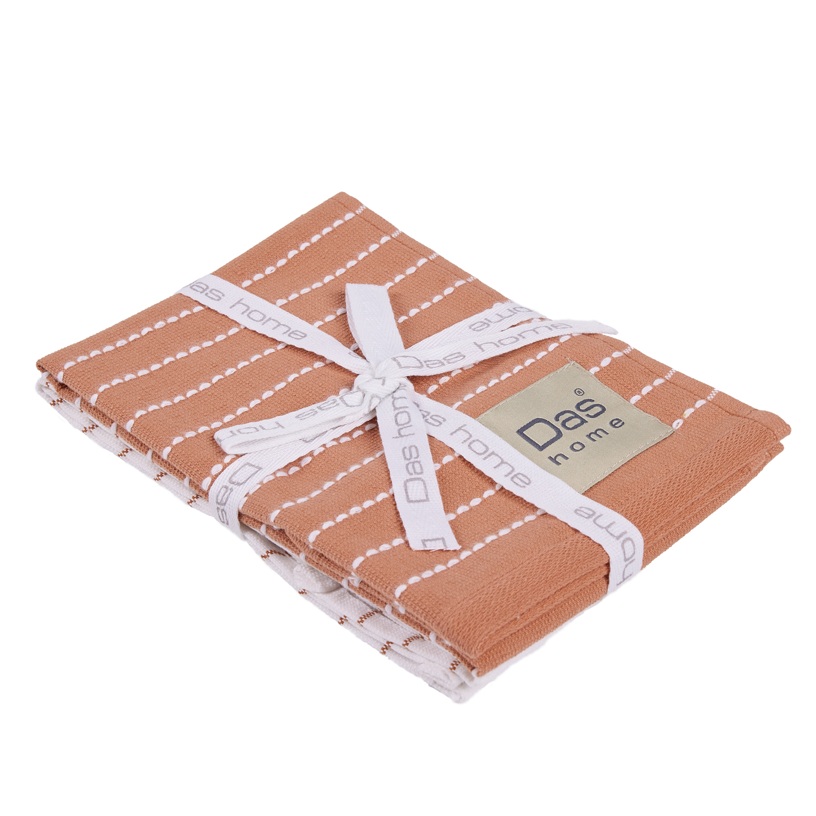 DAS HOME ΣΕΤ ΠΟΤΗΡΟΠΑΝΑ 2ΤΜΧ 30Χ50 0826 TERACOTTA, WHITE