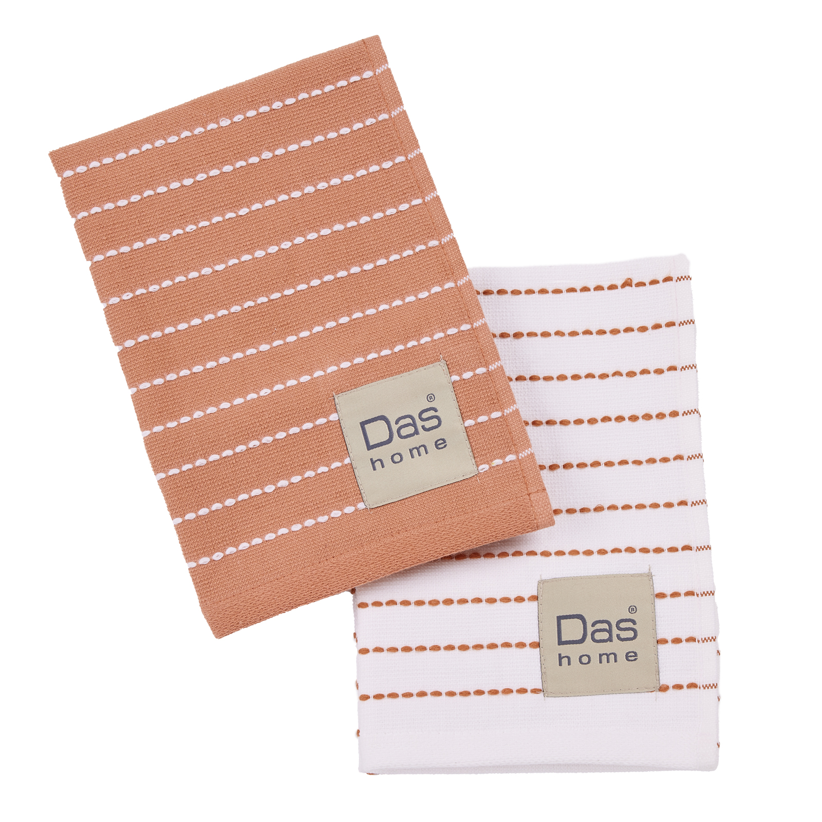 DAS HOME ΣΕΤ ΠΟΤΗΡΟΠΑΝΑ 2ΤΜΧ 30Χ50 0826 TERACOTTA, WHITE