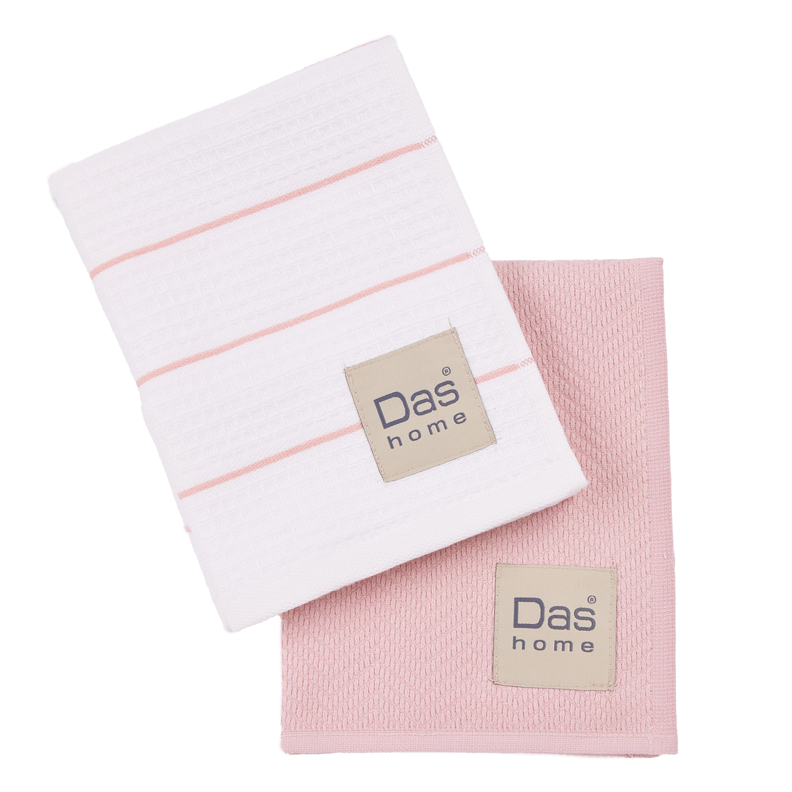 DAS HOME ΣΕΤ ΠΟΤΗΡΟΠΑΝΑ 2ΤΜΧ 30Χ50 0828 PINK, WHITE
