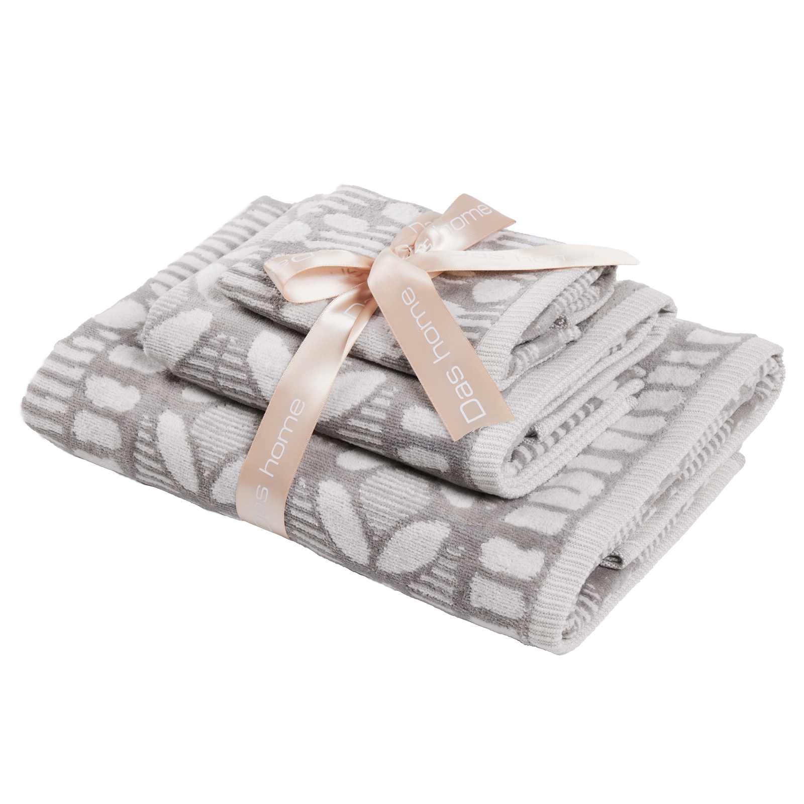 DAS HOME ΣΕΤ ΠΕΤΣΕΤΕΣ 3ΤΕΜΑΧΙΑ DAILY 0797 GREY