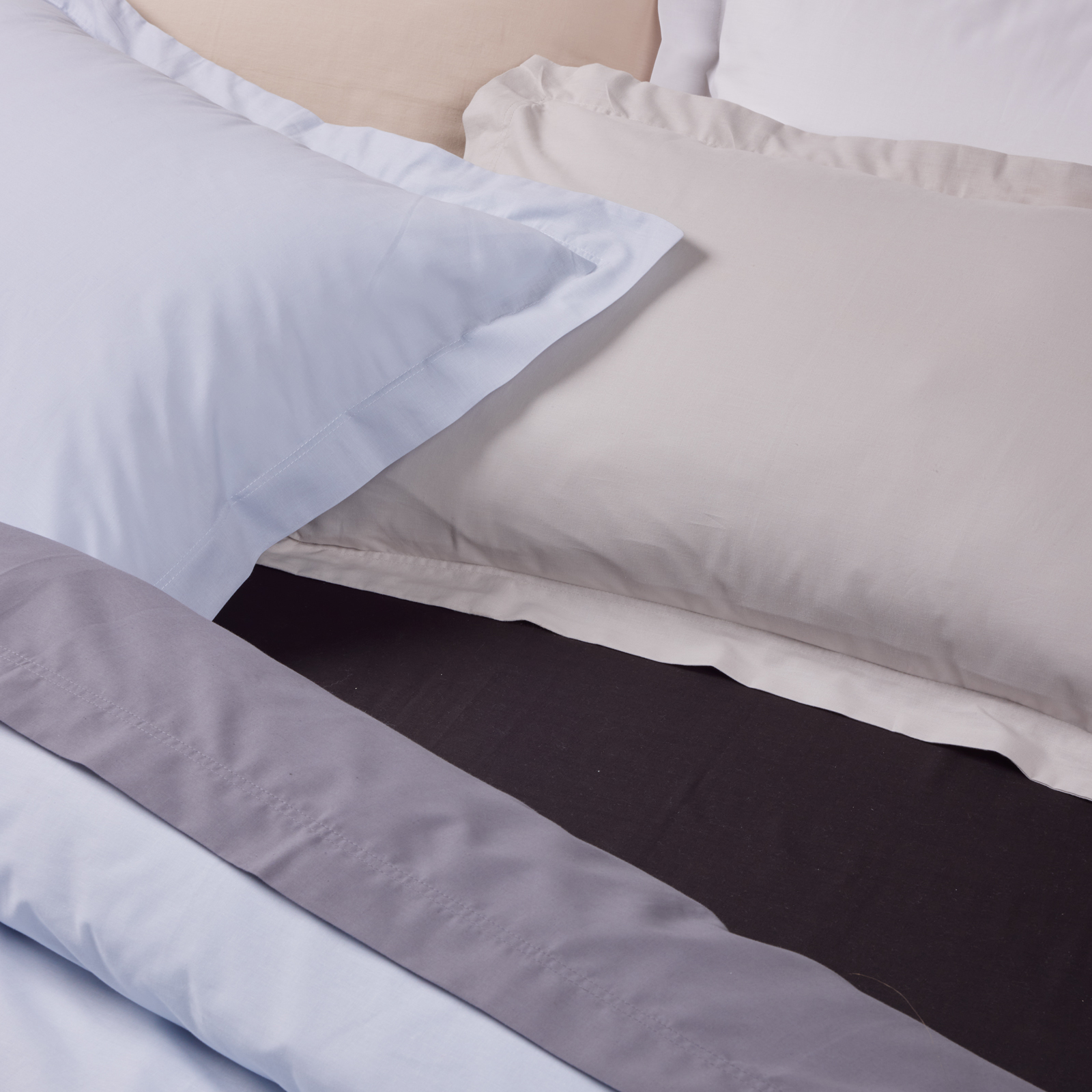 Μαξιλαροθήκες Σετ 2 Τεμαχίων Colour Collection Best Line 1006 Μπλέ