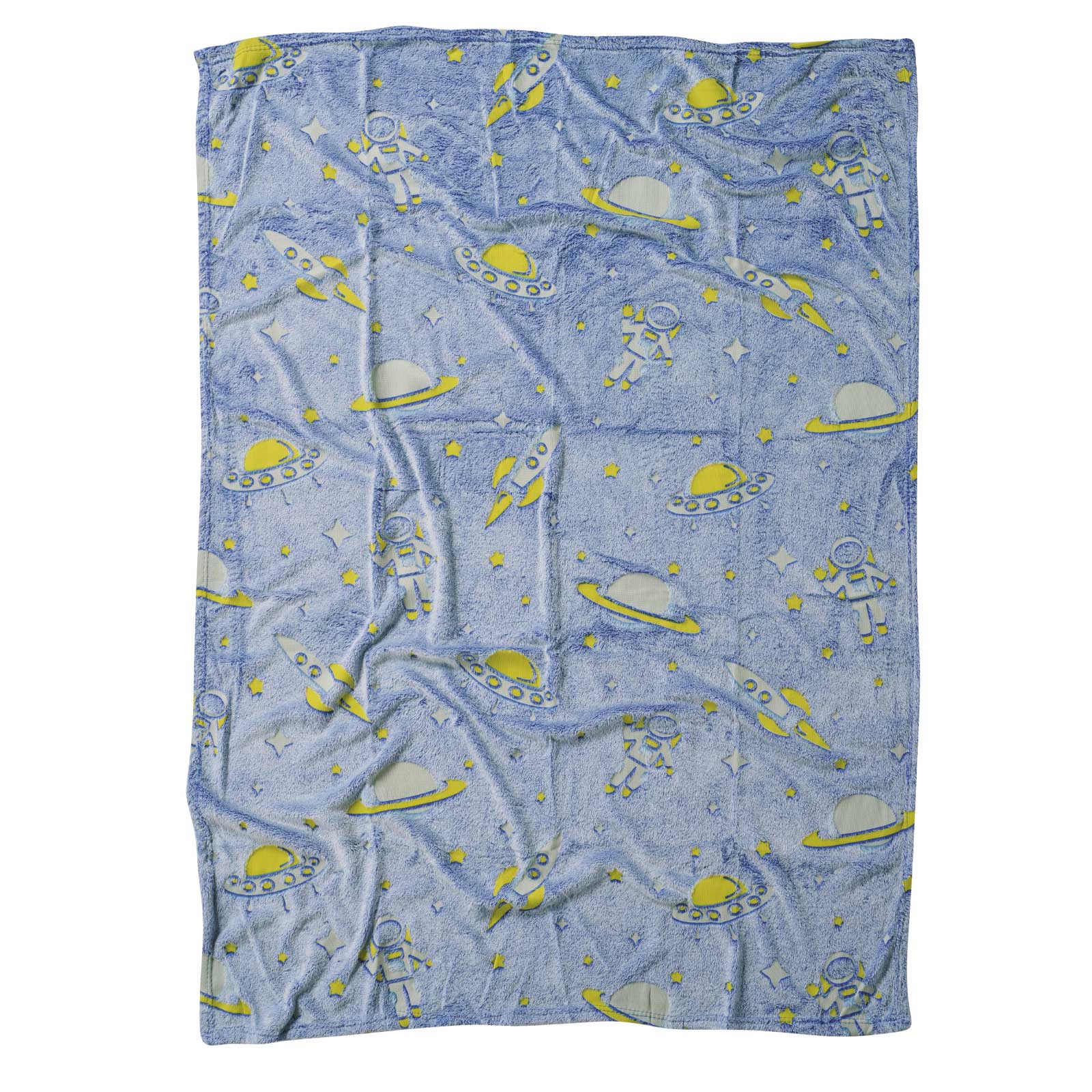 DAS BABY ΚΟΥΒΕΡΤΑ FLEECE 80X110 RELAX 4863 ΚΙΤΡΙΝΟ, ΜΠΛΕ