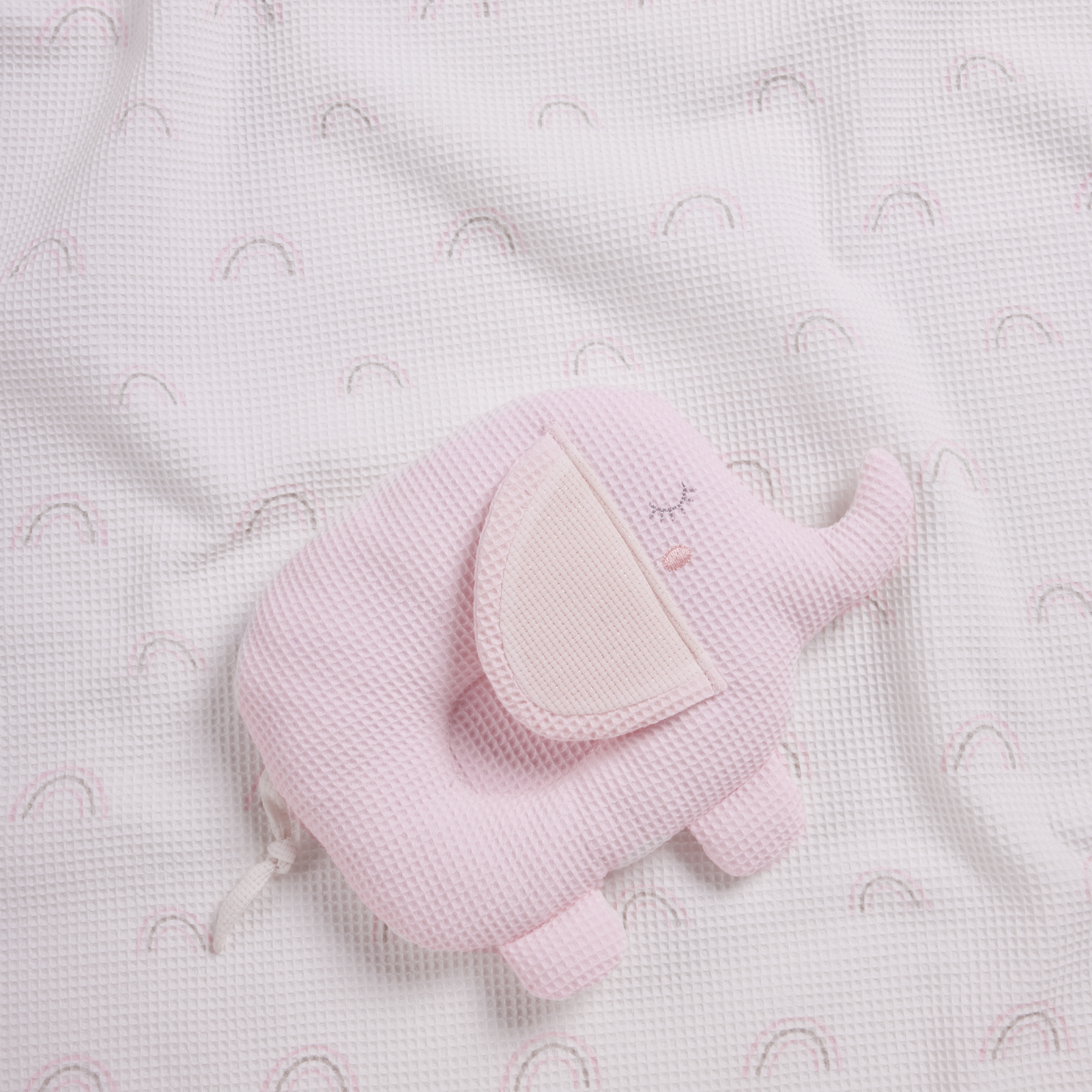 DAS BABY ΚΟΥΒΕΡΤΑ ΠΙΚΕ 75X100 RELAX 4957 GREY, PINK, WHITE