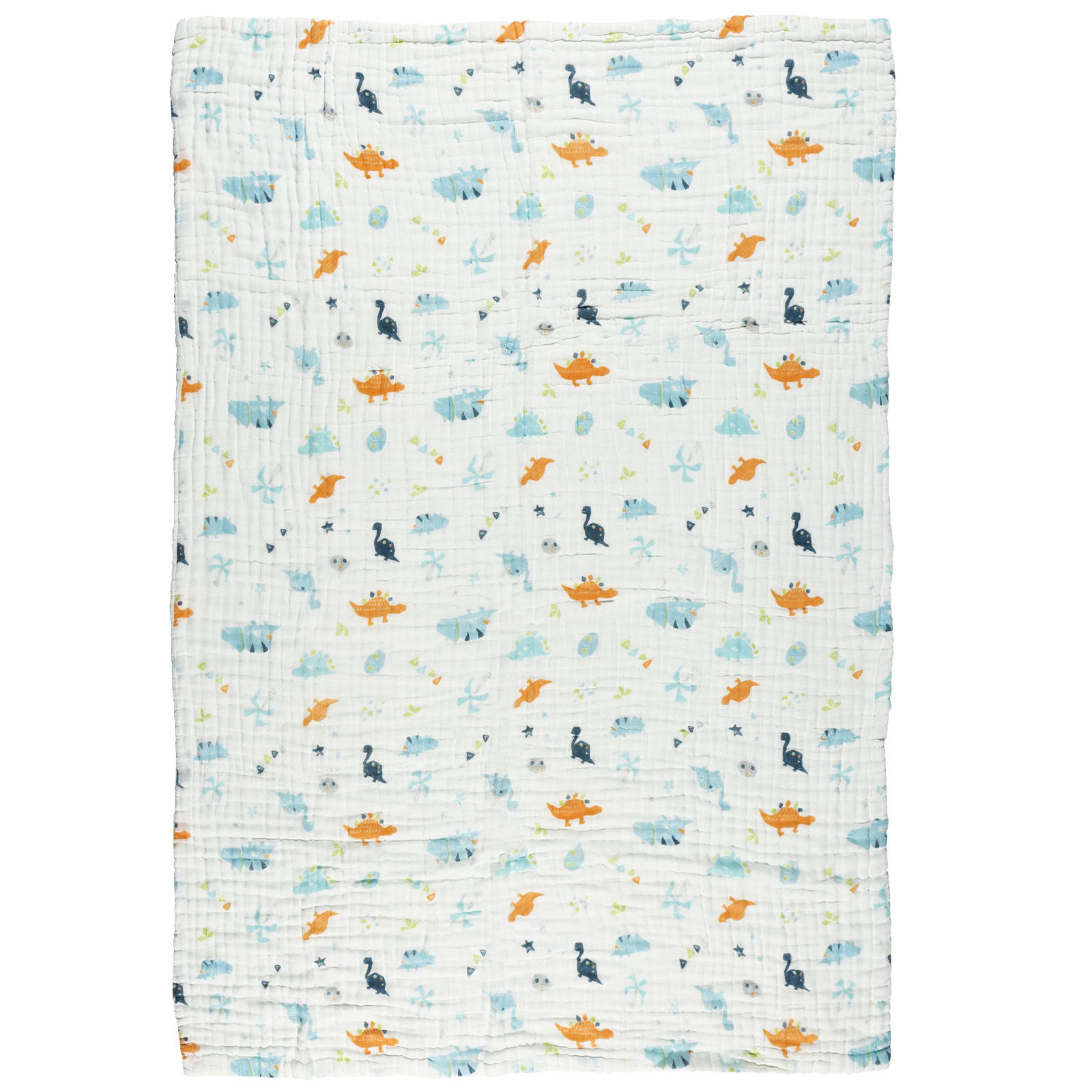 DAS BABY ΚΟΥΒΕΡΤΑ-ΜΟΥΣΕΛΙΝΑ 105X150 RELAX 6623 ΛΕΥΚΟ, ΜΠΛΕ, ΠΟΡΤΟΚΑΛΙ