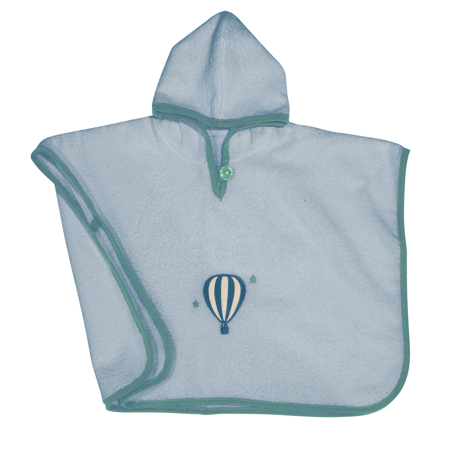 Μπουρνούζι Πόντσο  45x60 Polo Club Baby 2907 Σιέλ